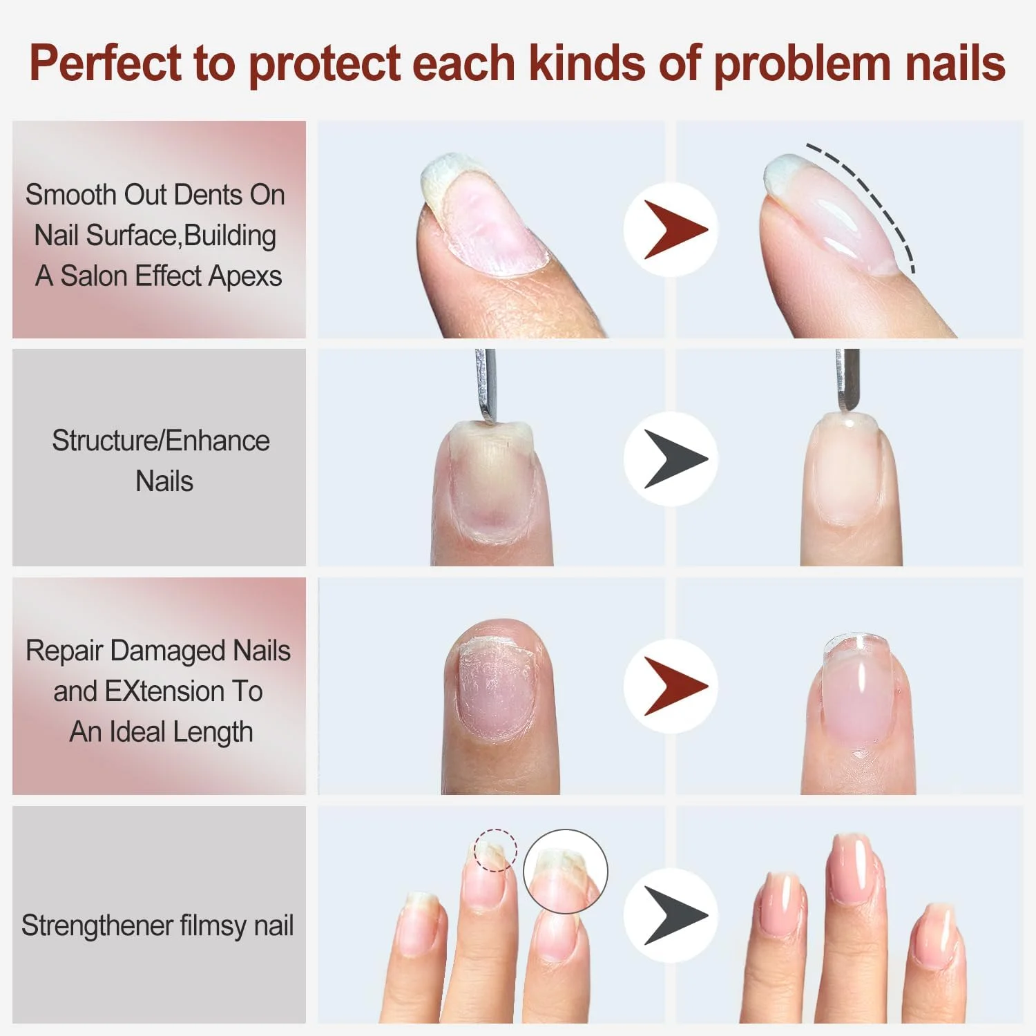 لاک ژل بیس رابر FZANEST، کیت لاک ژل UV، 6 عدد * 7.5 میلی لیتر، ژل بیلدر ژلی شیشه ای، صورتی کالباسی طبیعی لاک ژل بیس رابر FZANEST، کیت لاک ژل UV، 6 عدد * 7.5 میلی لیتر، ژل بیلدر ژلی شیشه ای، صورتی کالباسی طبیعی