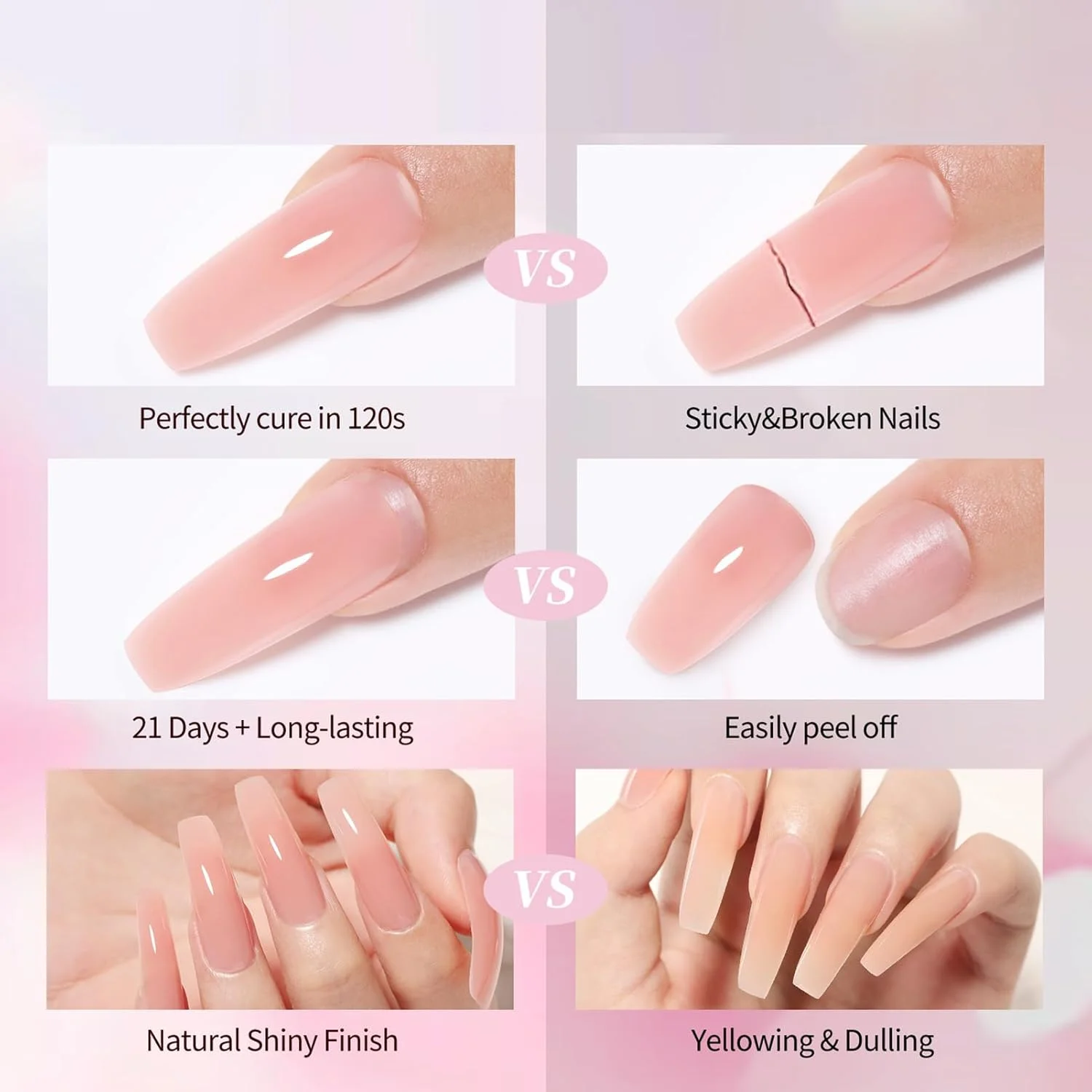 کیت اکستنشن ناخن ژلی | کیت ژل ناخن ساز سفید صورتی شفاف | ست مجسمه سازی قابل تنظیم لوازم جانبی ابزار هنری چسب ماندگار برای سالن خانه مبتدی دخترانه کیت اکستنشن ناخن ژلی | کیت ژل ناخن ساز سفید صورتی شفاف | ست مجسمه سازی قابل تنظیم لوازم جانبی ابزار هنری چسب ماندگار برای سالن خانه مبتدی دخترانه