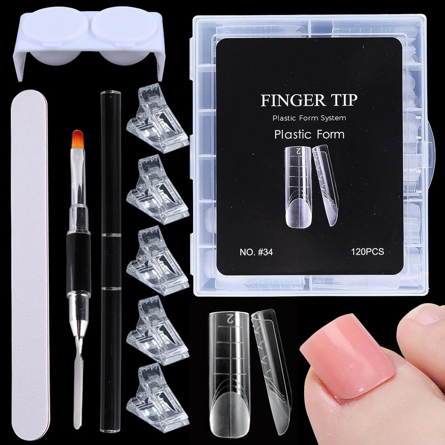 کیت قالب ناخن انگشت پا برای پلی ژل 120 عددی مربعی قابل استفاده مجدد با مقیاس برای ژل اکستنشن ناخن اکریلیک سازنده، مناسب مبتدیان DIY به همراه 5 عدد گیره ناخن، برس ژل، سوهان، کاپ و ابزار مانیکور فرانسوی کیت قالب ناخن انگشت پا برای پلی ژل 120 عددی مربعی قابل استفاده مجدد با مقیاس برای ژل اکستنشن ناخن اکریلیک سازنده، مناسب مبتدیان DIY به همراه 5 عدد گیره ناخن، برس ژل، سوهان، کاپ و ابزار مانیکور فرانسوی