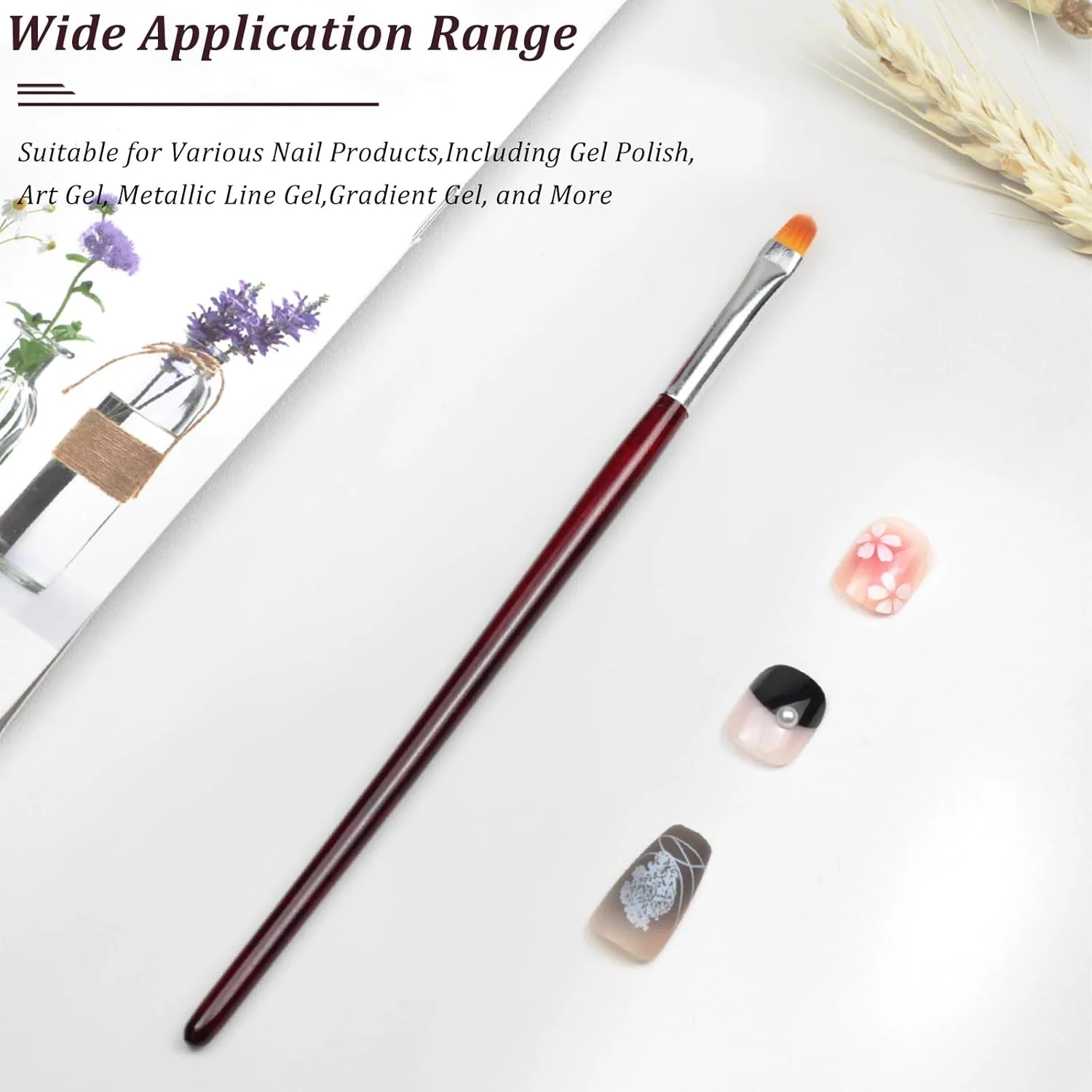 ست برس های حرفه ای طراحی ناخن - کیت برس گرادیان آمبره فرانسوی با ابزار خط زن، نقطه گذاری و ژل ساز - برای اکریلیک، ژل UV، کاشت ناخن و تمیز کردن - ایده آل برای استفاده در سالن و DIY ست برس های حرفه ای طراحی ناخن - کیت برس گرادیان آمبره فرانسوی با ابزار خط زن، نقطه گذاری و ژل ساز - برای اکریلیک، ژل UV، کاشت ناخن و تمیز کردن - ایده آل برای استفاده در سالن و DIY