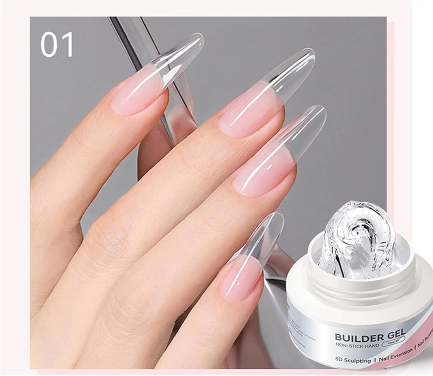 ژل مجسمه سازی سه بعدی | ژل جامد 60 میلی لیتری برای طراحی ناخن، سازنده طراحی مانیکور غیر چسبنده برای ایجاد حکاکی، نقاشی، اکستنشن و هنر دست بانوان ژل مجسمه سازی سه بعدی | ژل جامد 60 میلی لیتری برای طراحی ناخن، سازنده طراحی مانیکور غیر چسبنده برای ایجاد حکاکی، نقاشی، اکستنشن و هنر دست بانوان