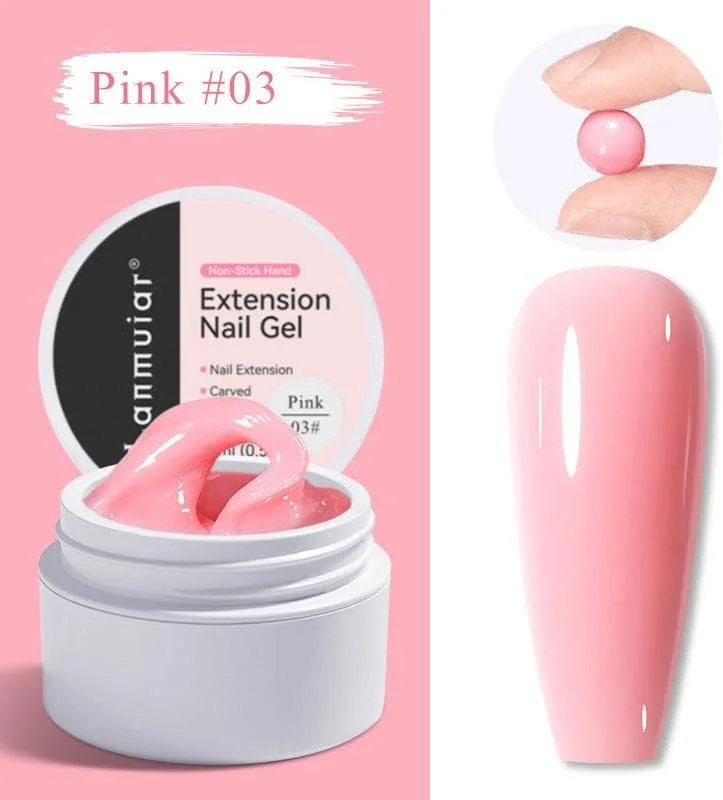 کیت ژل اکستنشن ناخن صورتی TUZ حاوی 100 عدد قالب ناخن کریستالی کیت ژل اکستنشن ناخن صورتی TUZ حاوی 100 عدد قالب ناخن کریستالی