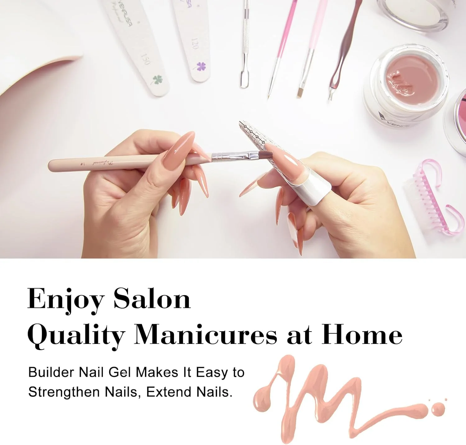 ژل بیلدر ناخن رنگی ونالیزا مدل Nude Builder وزن 50 گرم، ژل اکستنشن ناخن، کیت ژل اکستنشن ناخن، لاک ژل UV برای ترمیم، تقویت و افزایش طول ناخن ژل بیلدر ناخن رنگی ونالیزا مدل Nude Builder وزن 50 گرم، ژل اکستنشن ناخن، کیت ژل اکستنشن ناخن، لاک ژل UV برای ترمیم، تقویت و افزایش طول ناخن