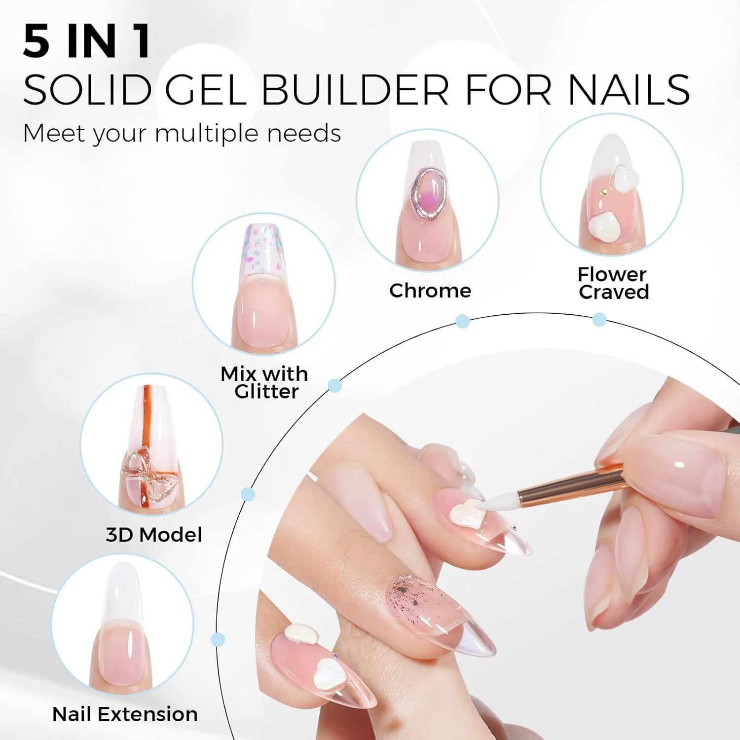 ژل سخت تومیکا، ژل سه بعدی طراحی ناخن، ژل سازنده جامد برای ناخن 50 گرم، ژل مجسمه سازی سه بعدی ناخن، ژل سخت غیر چسبنده برای حکاکی ناخن، چسب ژل اکستنشن ناخن، شفاف ژل سخت تومیکا، ژل سه بعدی طراحی ناخن، ژل سازنده جامد برای ناخن 50 گرم، ژل مجسمه سازی سه بعدی ناخن، ژل سخت غیر چسبنده برای حکاکی ناخن، چسب ژل اکستنشن ناخن، شفاف