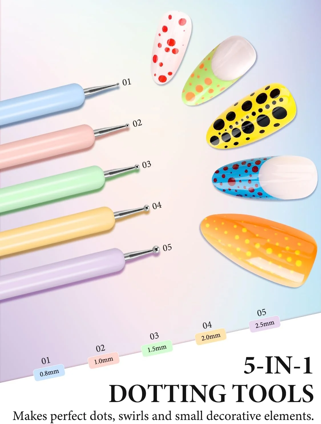 ست 10 عددی قلم مو طراحی ناخن، ابزار نقطه گذاری ناخن، ابزار نوک فرانسوی، ابزار طراحی ناخن با قلم مو ژل سازنده، قلم مو اکستنشن لاک، قلم موهای نازک لاینر برای نقاشی جزئیات، کیت لوازم ناخن ست 10 عددی قلم مو طراحی ناخن، ابزار نقطه گذاری ناخن، ابزار نوک فرانسوی، ابزار طراحی ناخن با قلم مو ژل سازنده، قلم مو اکستنشن لاک، قلم موهای نازک لاینر برای نقاشی جزئیات، کیت لوازم ناخن