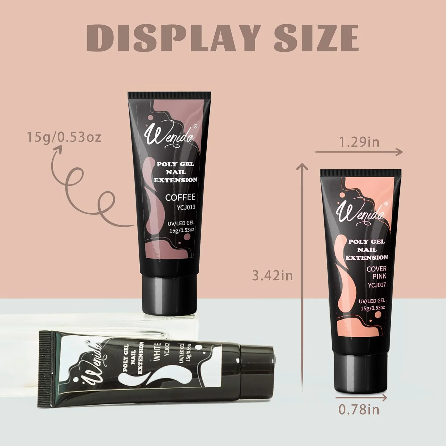 کیت ژل کاشت ناخن Wenida، شامل 4 رنگ نود، ست ژل سازنده ناخن، ژل تقویت کننده ناخن برای طراحی و مانیکور ناخن در خانه کیت ژل کاشت ناخن Wenida، شامل 4 رنگ نود، ست ژل سازنده ناخن، ژل تقویت کننده ناخن برای طراحی و مانیکور ناخن در خانه