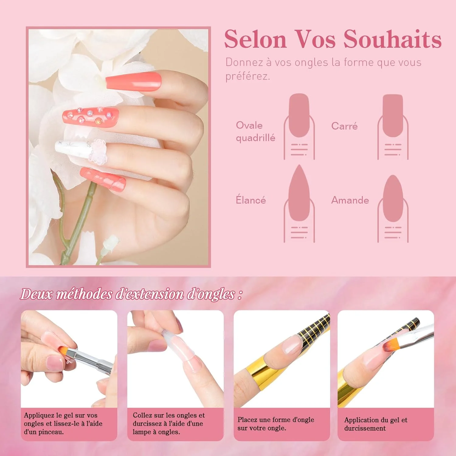 ست کامل ژل ناخن Phoenixy U V، شامل 14 رنگ، 15 میلی لیتر، کیت ژل اکستنشن پلی ناخن، لوله پلی صورتی و نود، ژل طراحی ناخن، ژل ساخت ناخن، هدیه ای برای زنان