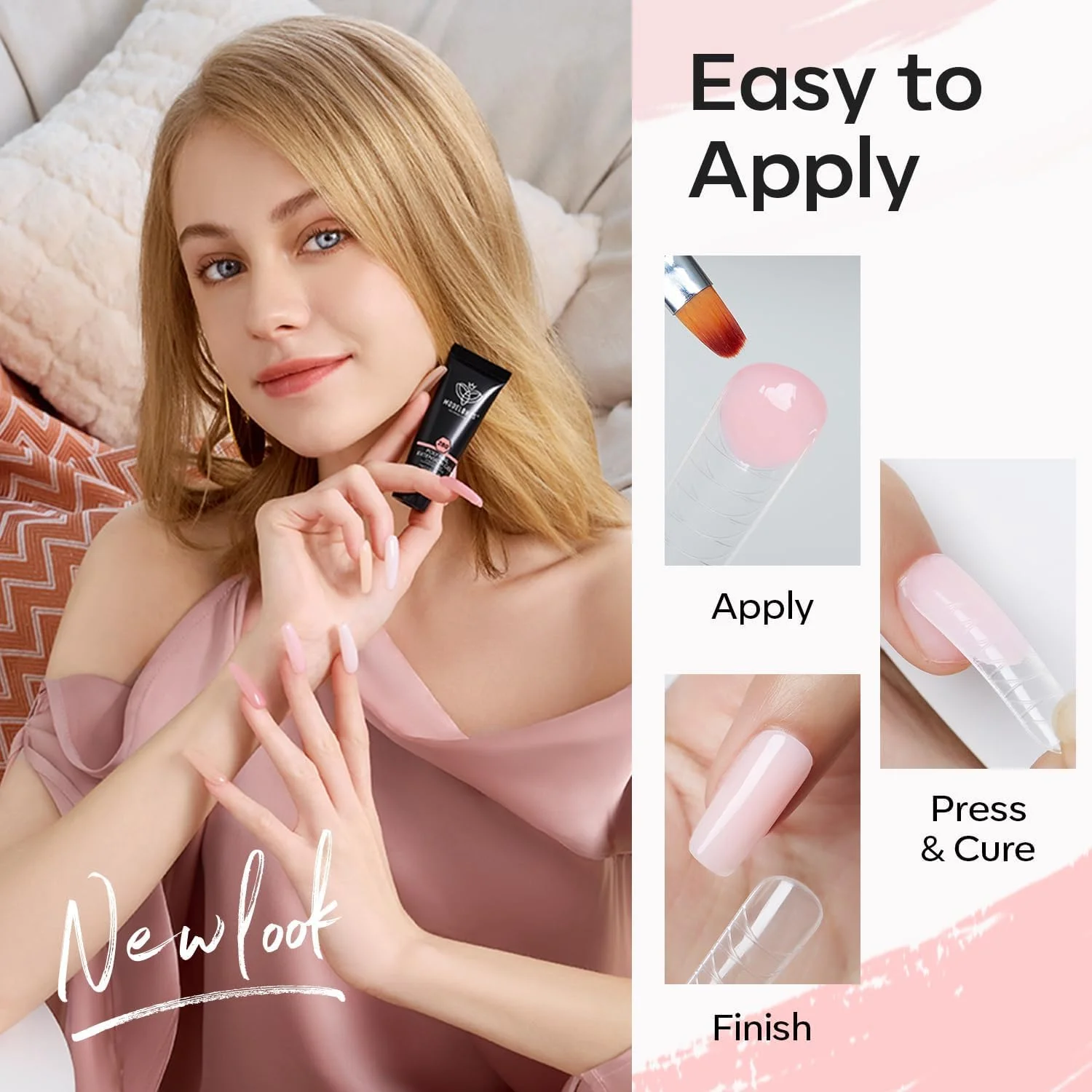 ست ژل پلی ناخن مدلونز، 6 رنگ با لامپ ناخن 8 وات، ست ژل اکستنشن ناخن، رنگ های صورتی هلویی و شفاف طبیعی، ست کامل مبتدی برای ضخیم کردن ناخن، مناسب استفاده خانگی برای بانوان ست ژل پلی ناخن مدلونز، 6 رنگ با لامپ ناخن 8 وات، ست ژل اکستنشن ناخن، رنگ های صورتی هلویی و شفاف طبیعی، ست کامل مبتدی برای ضخیم کردن ناخن، مناسب استفاده خانگی برای بانوان