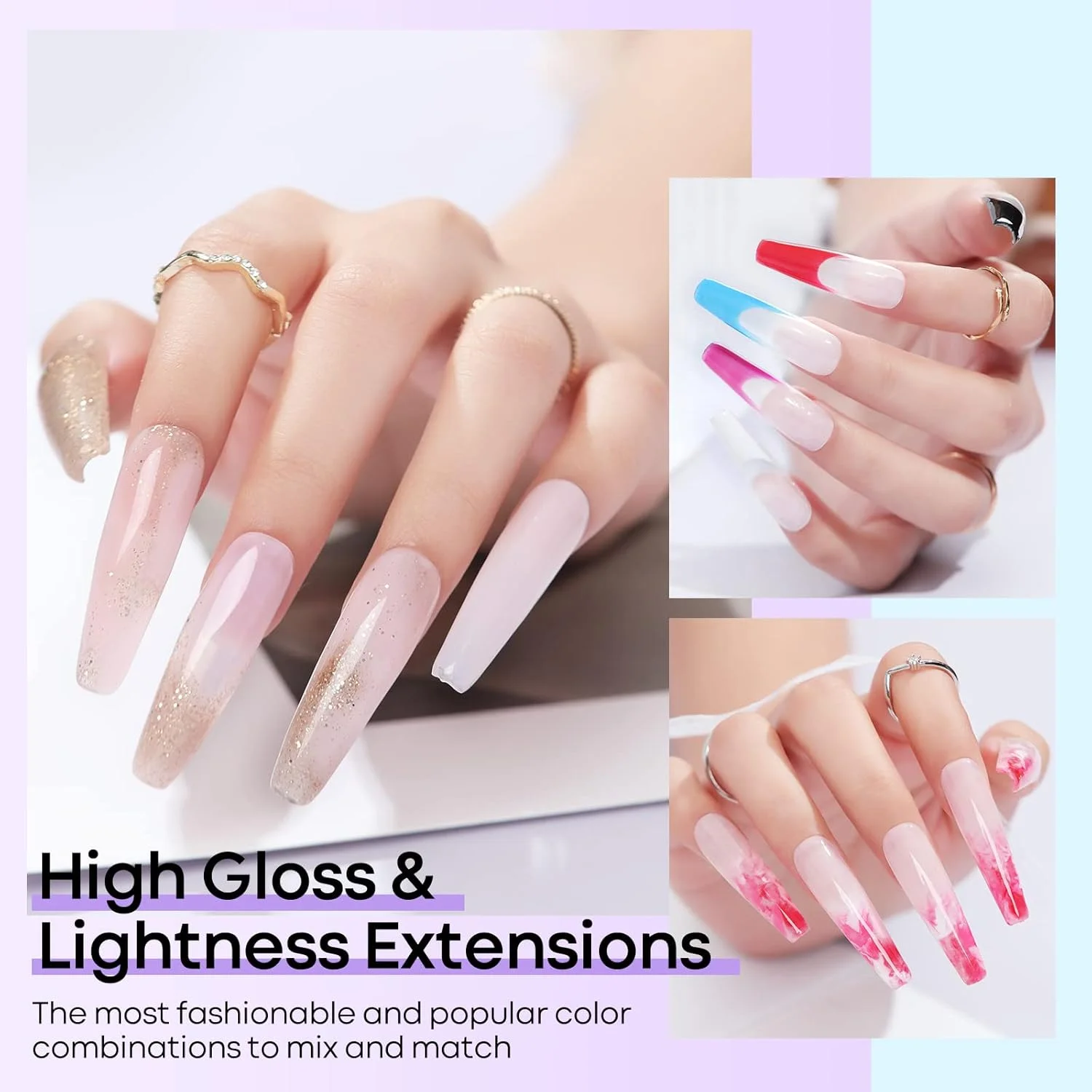 کیت ژل پلی ناخن اکستنشن 12 رنگ Modelones، صورتی مشکی سفید قرمز اکلیلی، ژل پلی ناخن مناسب تمام فصول، ست ژل بیلدر رنگ های کلاسیک، مانیکور تعطیلات، طراحی DIY، سالن در خانه، هدیه های زیبایی کیت ژل پلی ناخن اکستنشن 12 رنگ Modelones، صورتی مشکی سفید قرمز اکلیلی، ژل پلی ناخن مناسب تمام فصول، ست ژل بیلدر رنگ های کلاسیک، مانیکور تعطیلات، طراحی DIY، سالن در خانه، هدیه های زیبایی