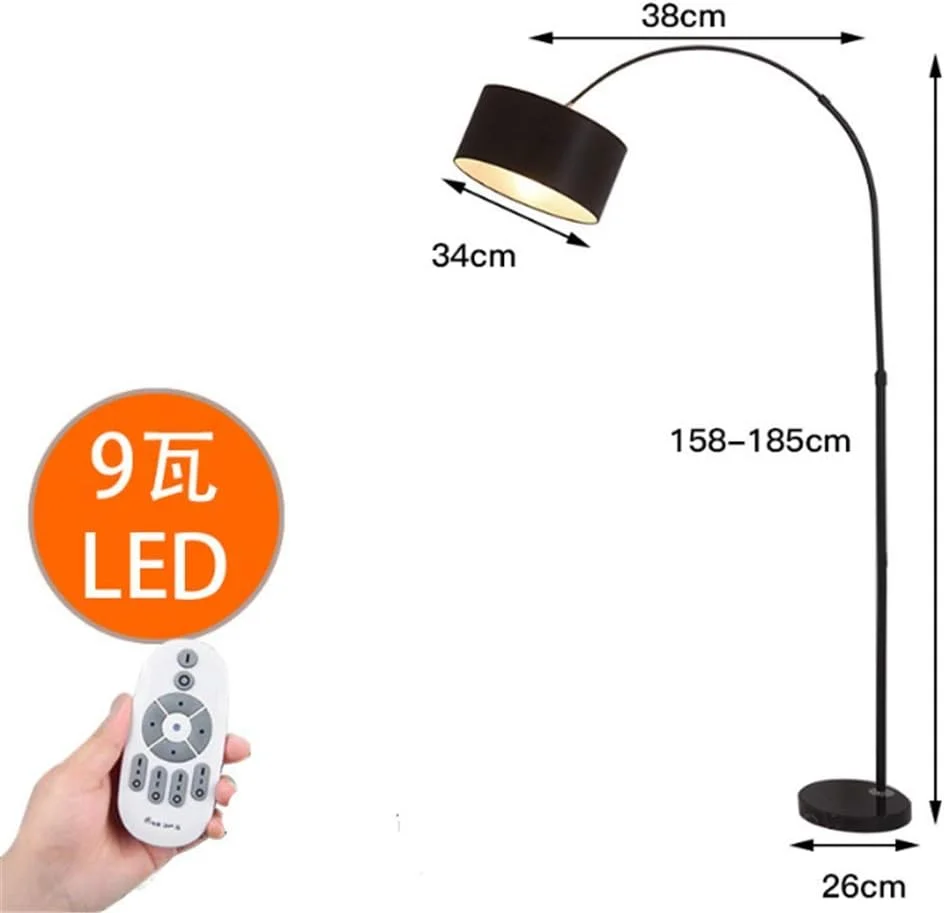 چراغ ایستاده کمانی ال ای دی AM ANNA - روشنایی قطبی اتاق نشیمن - چراغ آویز مدرن و بلند مناسب برای پشت مبل یا گوشه چراغ ایستاده کمانی ال ای دی AM ANNA - روشنایی قطبی اتاق نشیمن - چراغ آویز مدرن و بلند مناسب برای پشت مبل یا گوشه