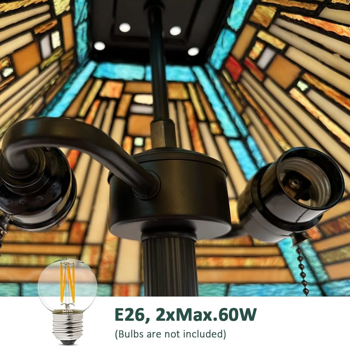 چراغ ایستاده تیفانی COTOSS، چراغ کف شیشه ای رنگی به سبک ماموریت برای مطالعه قدیمی، چراغ ایستاده 16 اینچی دوگانه برای اتاق نشیمن، اتاق خواب، دفتر کار خانگی، سبز چراغ ایستاده تیفانی COTOSS، چراغ کف شیشه ای رنگی به سبک ماموریت برای مطالعه قدیمی، چراغ ایستاده 16 اینچی دوگانه برای اتاق نشیمن، اتاق خواب، دفتر کار خانگی، سبز