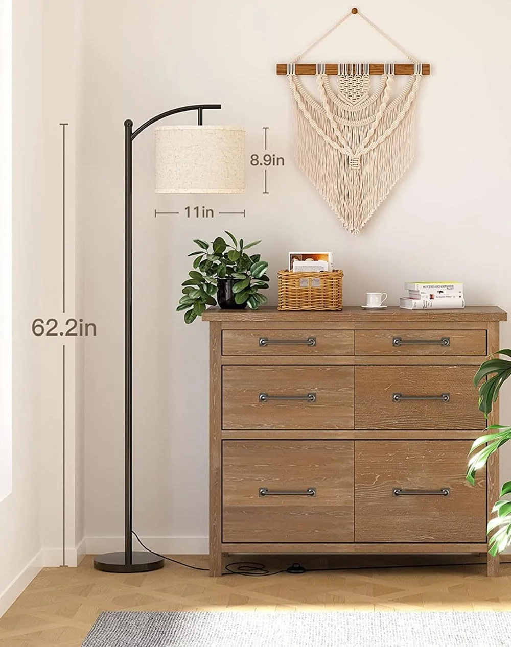 چراغ ایستاده COOLBABY برای اتاق نشیمن، چراغ پایه با 3 دمای رنگی آباژور کتانی، چراغ ایستاده برای اتاق نشیمن، دفتر و اتاق خواب چراغ ایستاده COOLBABY برای اتاق نشیمن، چراغ پایه با 3 دمای رنگی آباژور کتانی، چراغ ایستاده برای اتاق نشیمن، دفتر و اتاق خواب