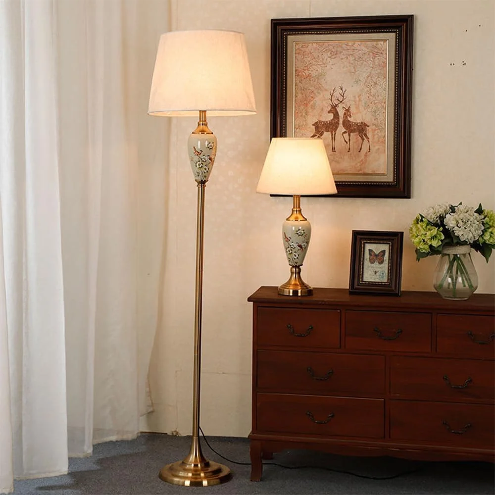 چراغ ایستاده لوکس مدرن، چراغ کف اتاق نشیمن به سبک رترو آمریکایی، اتاق خواب، مطالعه، ویلا، هتل، چراغ کف ال ای دی خلاقانه اروپایی (I چراغ کف + چراغ رومیزی) چراغ ایستاده لوکس مدرن، چراغ کف اتاق نشیمن به سبک رترو آمریکایی، اتاق خواب، مطالعه، ویلا، هتل، چراغ کف ال ای دی خلاقانه اروپایی (I چراغ کف + چراغ رومیزی)