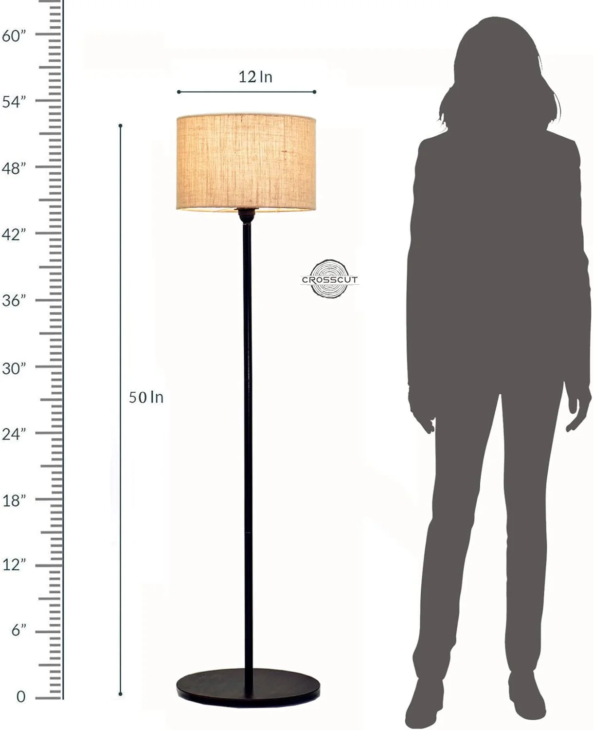 چراغ ایستاده با طراحی مینیمالیستی مبلمان Crosscut (آباژور کنفی) چراغ ایستاده با طراحی مینیمالیستی مبلمان Crosscut (آباژور کنفی)