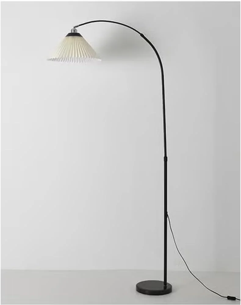 آباژور ایستاده پلیسه دار KLNAMAEAAN، لامپ لوکس رترو خلاقانه نوردیک برای اتاق نشیمن، اتاق مطالعه و اتاق خواب با کنترل از راه دور 12 وات و لامپ آباژور ایستاده پلیسه دار KLNAMAEAAN، لامپ لوکس رترو خلاقانه نوردیک برای اتاق نشیمن، اتاق مطالعه و اتاق خواب با کنترل از راه دور 12 وات و لامپ