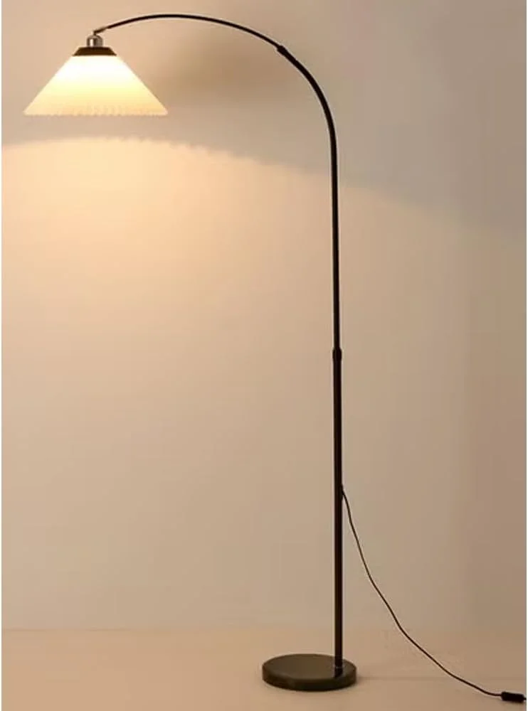 آباژور ایستاده پلیسه دار KLNAMAEAAN، لامپ لوکس رترو خلاقانه نوردیک برای اتاق نشیمن، اتاق مطالعه و اتاق خواب با کنترل از راه دور 12 وات و لامپ آباژور ایستاده پلیسه دار KLNAMAEAAN، لامپ لوکس رترو خلاقانه نوردیک برای اتاق نشیمن، اتاق مطالعه و اتاق خواب با کنترل از راه دور 12 وات و لامپ