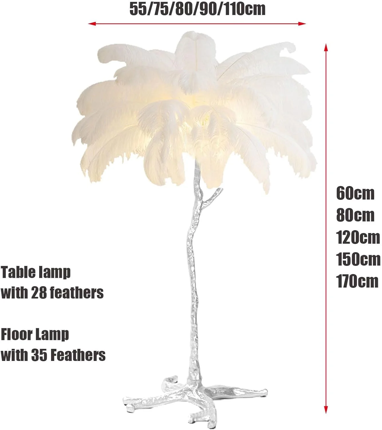چراغ ایستاده پر دار با قابلیت تنظیم نور در 3 رنگ، دارای کلید پایی، آباژور پر شترمرغ طبیعی، چراغ ایستاده ال ای دی مدرن برای اتاق خواب دخترانه و اتاق نشیمن، لامپ E14، صورتی، 60x55 سانتی متر چراغ ایستاده پر دار با قابلیت تنظیم نور در 3 رنگ، دارای کلید پایی، آباژور پر شترمرغ طبیعی، چراغ ایستاده ال ای دی مدرن برای اتاق خواب دخترانه و اتاق نشیمن، لامپ E14، صورتی، 60x55 سانتی متر