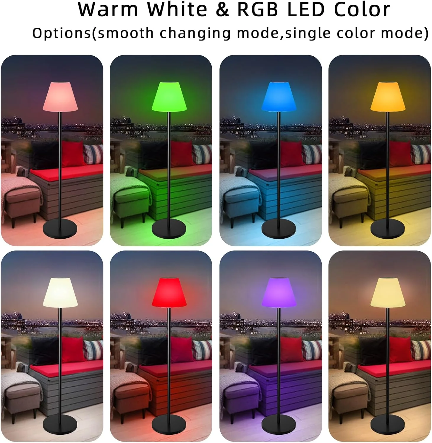 چراغ ایستاده خورشیدی ضد آب برای پاسیو، چراغ ایستاده بیرونی با حسگر نور، چراغ ایستاده بی سیم قابل شارژ USB با کنترل از راه دور، نور سفید گرم قابل تنظیم و ارتفاع قابل تنظیم برای حیاط چمن استخر باغ چراغ ایستاده خورشیدی ضد آب برای پاسیو، چراغ ایستاده بیرونی با حسگر نور، چراغ ایستاده بی سیم قابل شارژ USB با کنترل از راه دور، نور سفید گرم قابل تنظیم و ارتفاع قابل تنظیم برای حیاط چمن استخر باغ