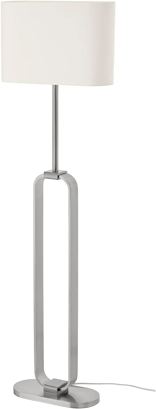 چراغ ایستاده ایکیا مدل Uppvind با روکش نیکل - 36X44X150 سانتی متر، سفید چراغ ایستاده ایکیا مدل Uppvind با روکش نیکل - 36X44X150 سانتی متر، سفید