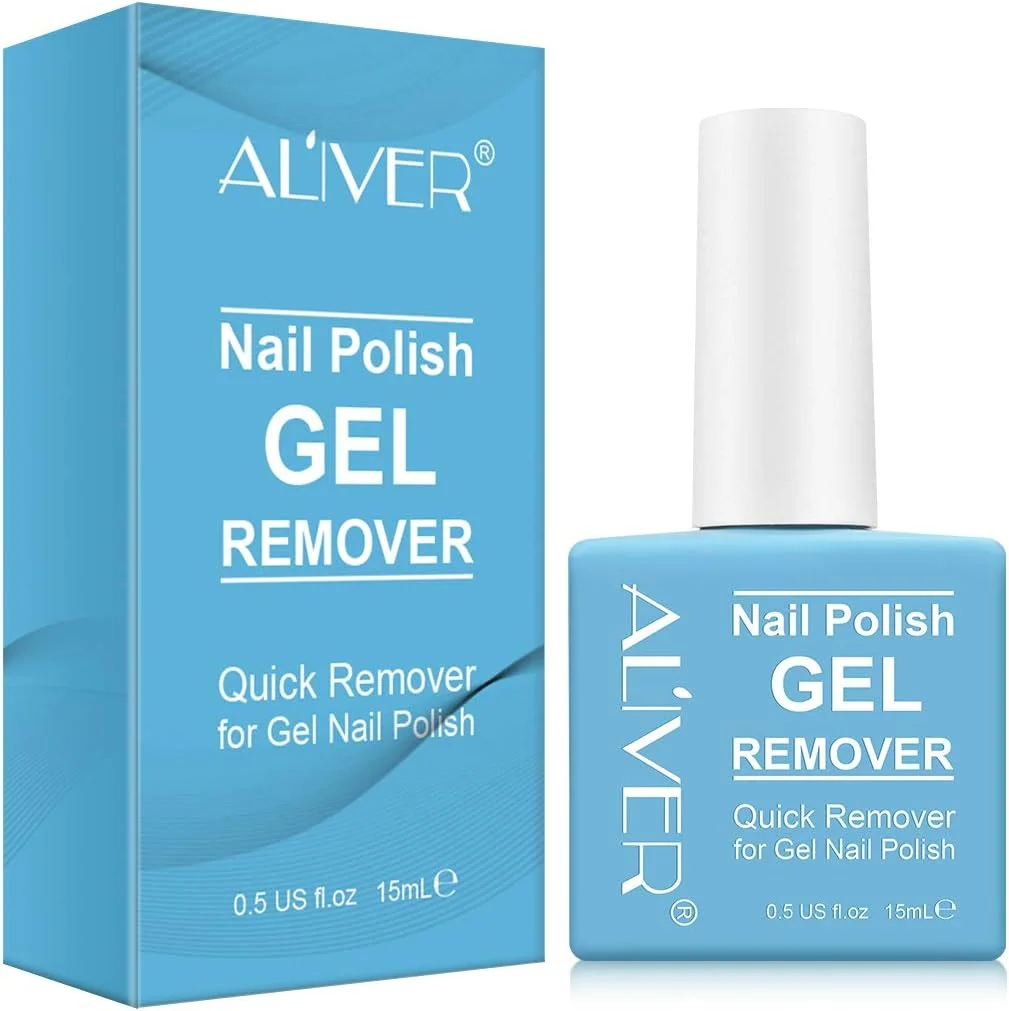 پاک کننده لاک جادویی ALIVER، پاک کننده حرفه ای لاک ژل ناخن، در 3 دقیقه به سرعت لاک ژل UV را پاک می کند [به ناخن ها آسیب نمی رساند]