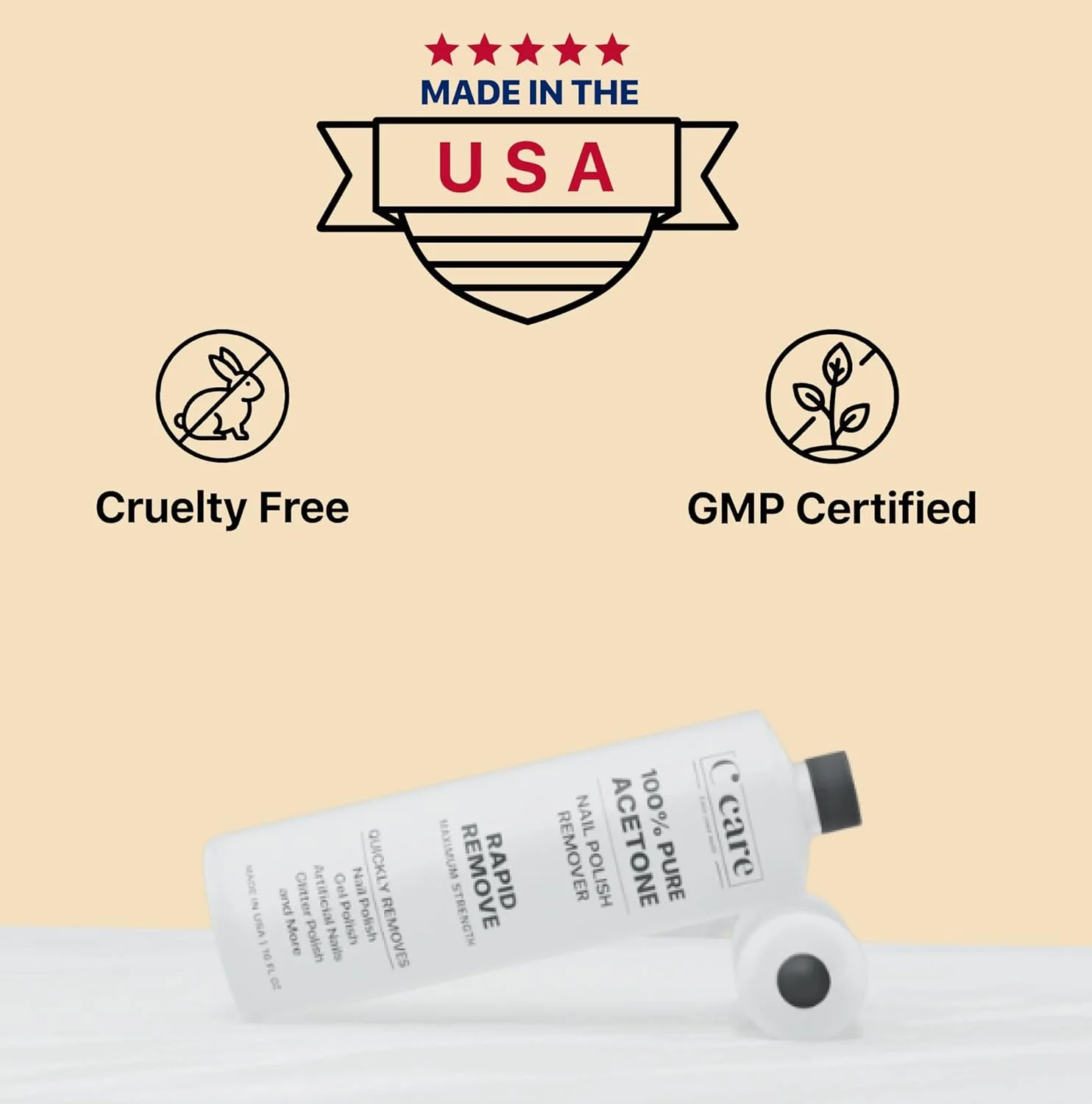 پاک کننده لاک ناخن استون 100% خالص | کیفیت حرفه ای | استفاده آسان | به سرعت لاک های طبیعی، ژل، اکریلیک، شلاک و اکلیلی را پاک می کند | 236 میلی لیتر پاک کننده لاک ناخن استون 100% خالص | کیفیت حرفه ای | استفاده آسان | به سرعت لاک های طبیعی، ژل، اکریلیک، شلاک و اکلیلی را پاک می کند | 236 میلی لیتر