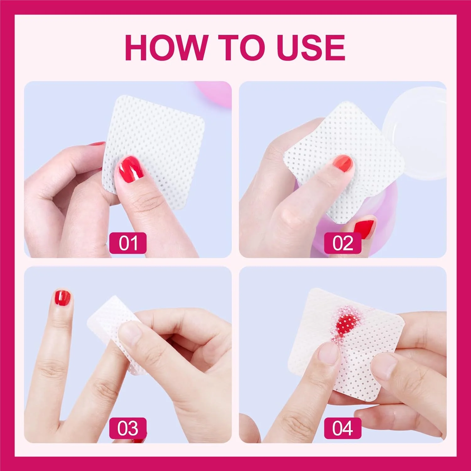 پدهای بدون پرز ناخن ANYINS، 1200 عدد پد سفید بدون پرز پارچه نبافته، پاک کننده لاک ژل فوق العاده جاذب و نرم برای سالن ناخن، استفاده خانگی پدهای بدون پرز ناخن ANYINS، 1200 عدد پد سفید بدون پرز پارچه نبافته، پاک کننده لاک ژل فوق العاده جاذب و نرم برای سالن ناخن، استفاده خانگی