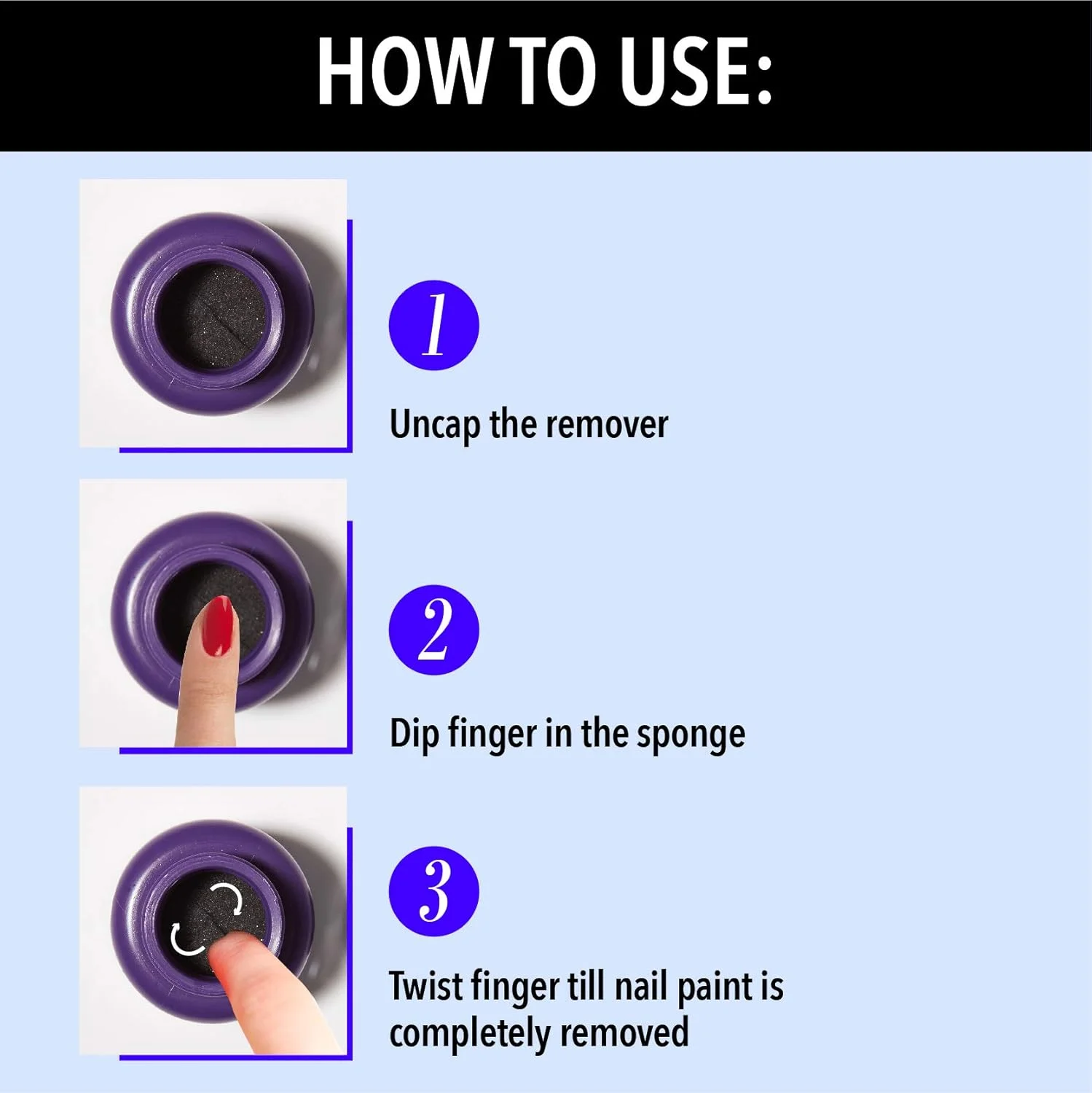 لاک پاک کن دیپ اند تویست بلو هاون، غنی شده با ویتامین E و روغن بادام، بدون استون، پاک کننده ملایم لاک ناخن، 40 میلی لیتر