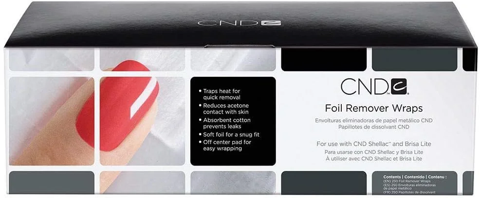 پد فویل پاک کننده شلاک CND Brisa Lite، 250 عدد پد فویل پاک کننده شلاک CND Brisa Lite، 250 عدد