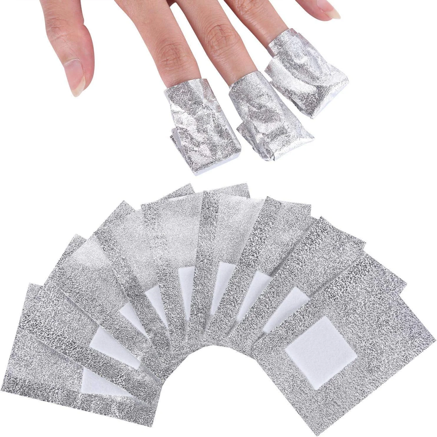 چیک ابود، 200 عدد پد لاک پاک کن ژلی، پدهای بدون پرز ناخن، فویل ریموور با پد پنبه ای بزرگ، دستمال مرطوب یکبار مصرف ناخن، الیاف پنبه ای خالص طبیعی، برای خانه یا سالن، 3.6 * 2.4 اینچ