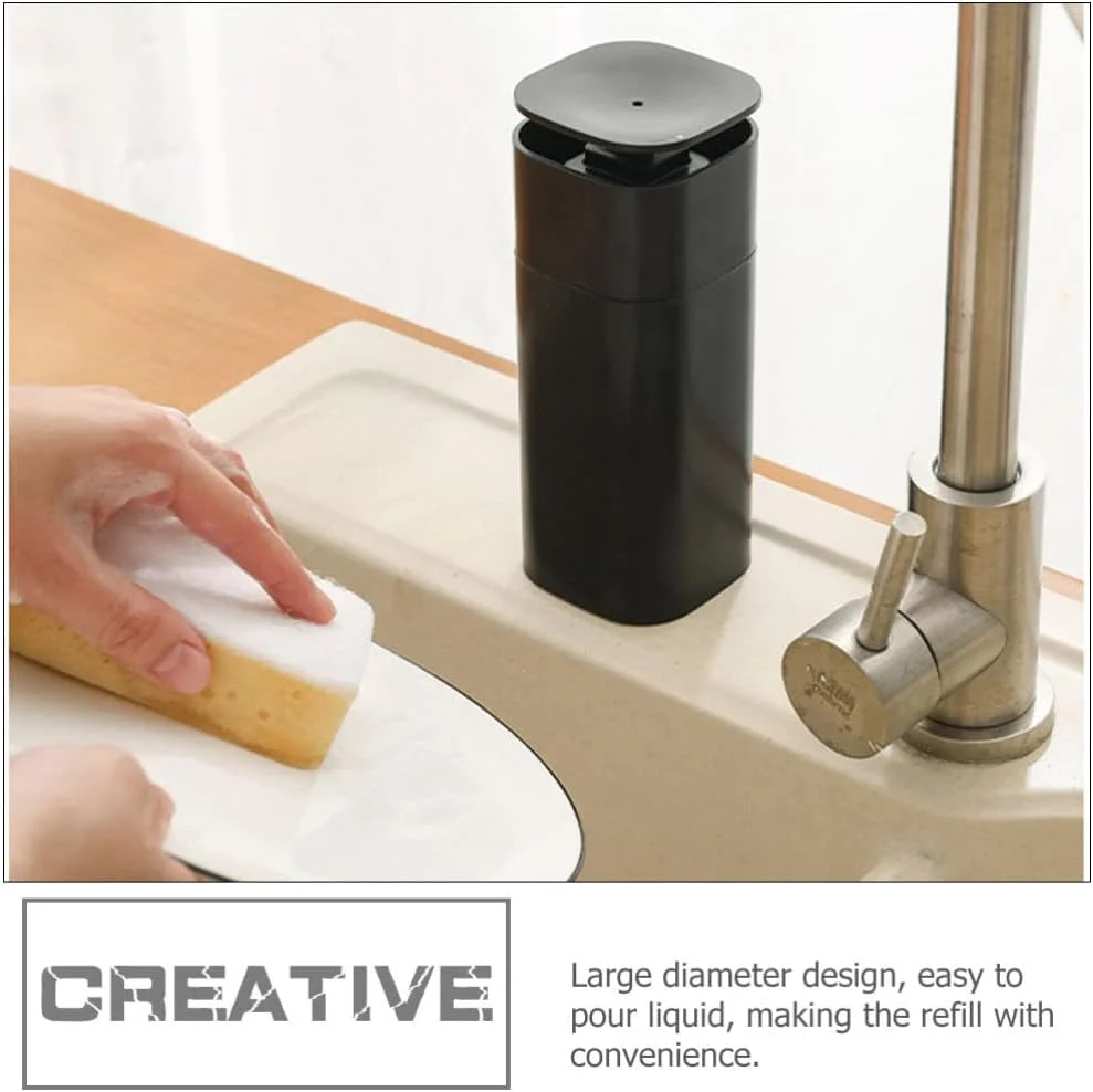 بطری پمپ خالی فشاری DOITOOL، بطری پخش کننده خالی پمپاژ مایع فشاری برای لاک ناخن و پاک کننده آرایش، مشکی بطری پمپ خالی فشاری DOITOOL، بطری پخش کننده خالی پمپاژ مایع فشاری برای لاک ناخن و پاک کننده آرایش، مشکی