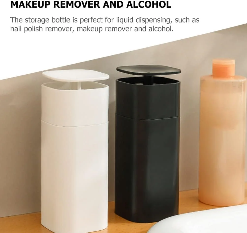 بطری پمپ خالی فشاری DOITOOL، بطری پخش کننده خالی پمپاژ مایع فشاری برای لاک ناخن و پاک کننده آرایش، مشکی بطری پمپ خالی فشاری DOITOOL، بطری پخش کننده خالی پمپاژ مایع فشاری برای لاک ناخن و پاک کننده آرایش، مشکی