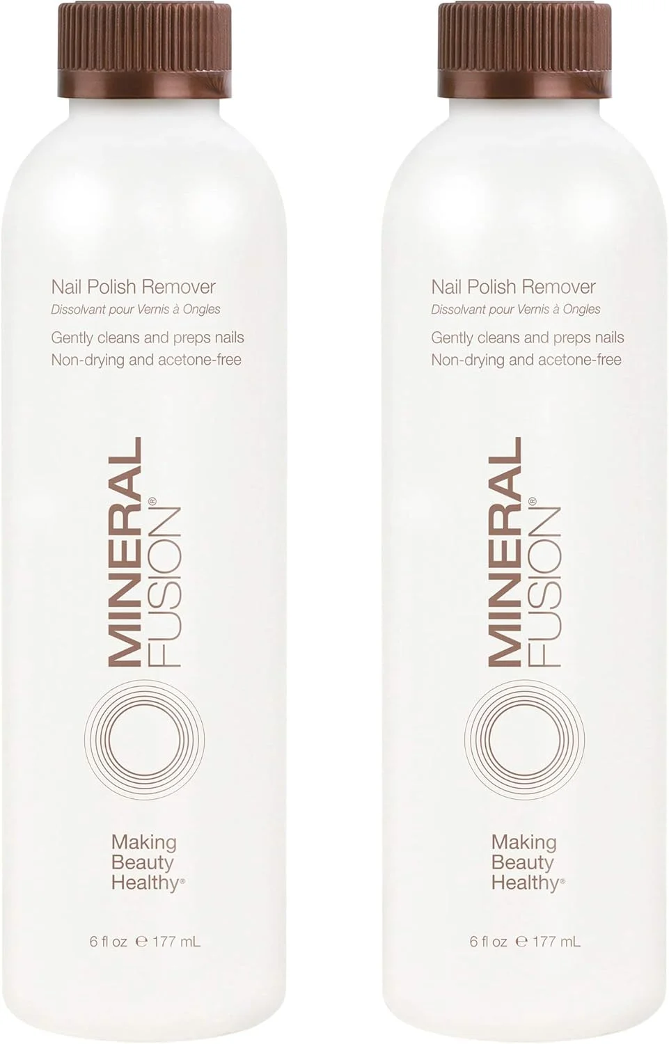 محلول پاک کننده لاک ناخن بدون استون مینرال فیوژن، ملایم، غیر خشک کننده، مناسب لاک معمولی و ژل، 177 میلی لیتر (2 عددی)، وگان و بدون تست حیوانی، مراقبت از ناخن برای زنان و مردان محلول پاک کننده لاک ناخن بدون استون مینرال فیوژن، ملایم، غیر خشک کننده، مناسب لاک معمولی و ژل، 177 میلی لیتر (2 عددی)، وگان و بدون تست حیوانی، مراقبت از ناخن برای زنان و مردان
