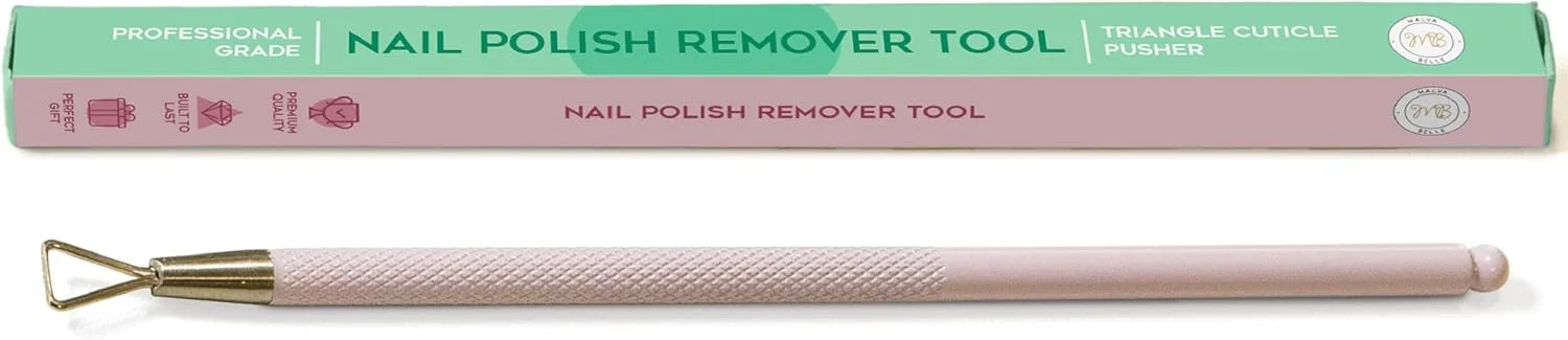 بهترین پاک کننده لاک ژل Malva Belle و عقب زننده کوتیکول مثلثی - به راحتی لاک ناخن را پاک کنید - ابزار حذف کننده استیل ضد زنگ - پاک کننده و خراشنده برای ناخن های ژلی و شلاک - استفاده با استون بهترین پاک کننده لاک ژل Malva Belle و عقب زننده کوتیکول مثلثی - به راحتی لاک ناخن را پاک کنید - ابزار حذف کننده استیل ضد زنگ - پاک کننده و خراشنده برای ناخن های ژلی و شلاک - استفاده با استون