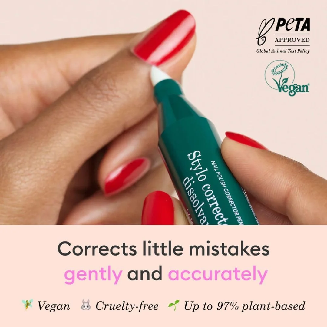 قلم پاک کننده لاک Manucurist - قلم اصلاح لاک نیمه دائمی، 3 نوک یدکی با نوک اسکنه ای - برس حلال زیستی بدون استون - لوازم جانبی لاک ژل قلم پاک کننده لاک Manucurist - قلم اصلاح لاک نیمه دائمی، 3 نوک یدکی با نوک اسکنه ای - برس حلال زیستی بدون استون - لوازم جانبی لاک ژل