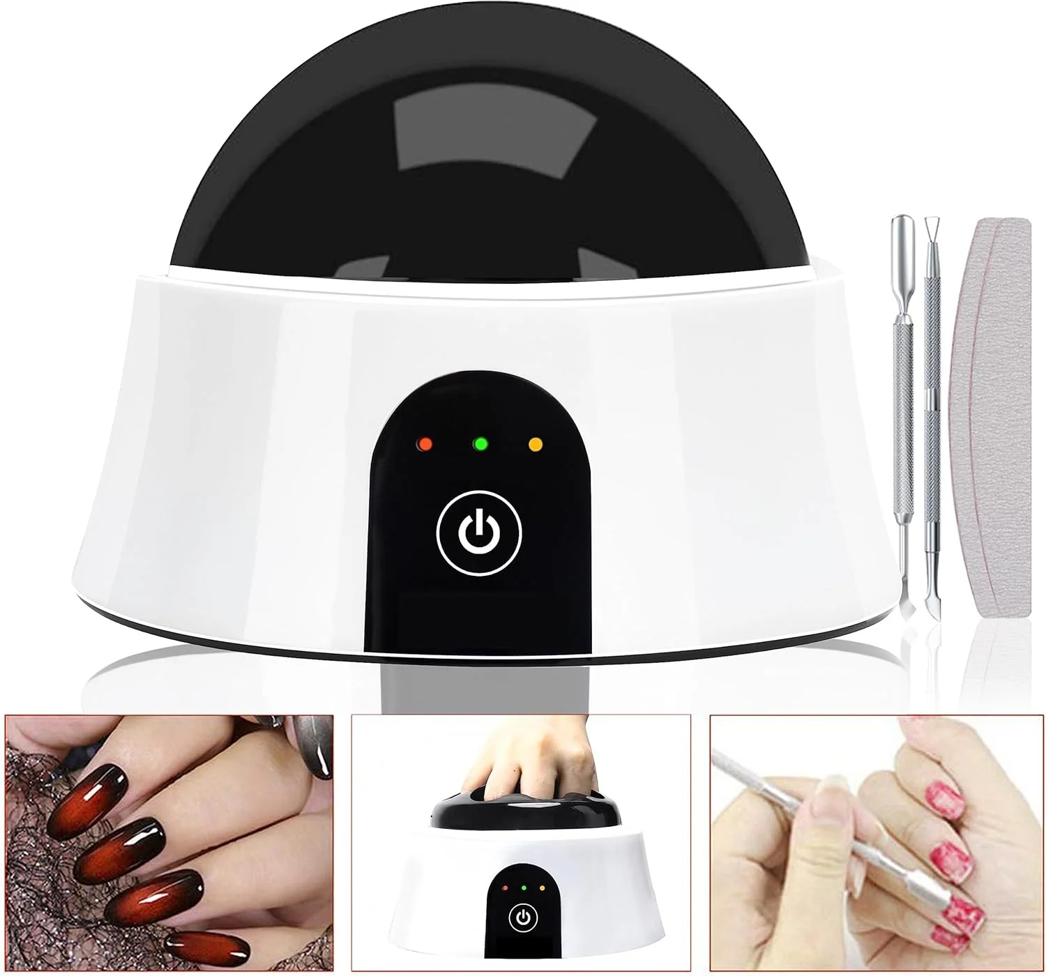 دستگاه بخار پاک کننده لاک ژل ناخن، مجموعه دستگاه بخارشور قابل حمل لاک ناخن، دستگاه برقی بخار استون پاک کننده لاک انگشت با ابزار فشار دهنده تمیز کننده ناخن دستگاه بخار پاک کننده لاک ژل ناخن، مجموعه دستگاه بخارشور قابل حمل لاک ناخن، دستگاه برقی بخار استون پاک کننده لاک انگشت با ابزار فشار دهنده تمیز کننده ناخن