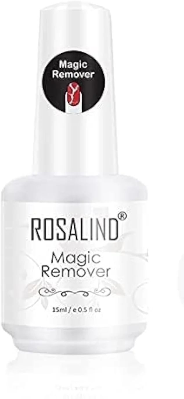 محلول پاک کننده لاک ژل جادویی رزالیند La Rosa Productos Profesionales Rosalind حجم 15 میلی لیتر محلول پاک کننده لاک ژل جادویی رزالیند La Rosa Productos Profesionales Rosalind حجم 15 میلی لیتر