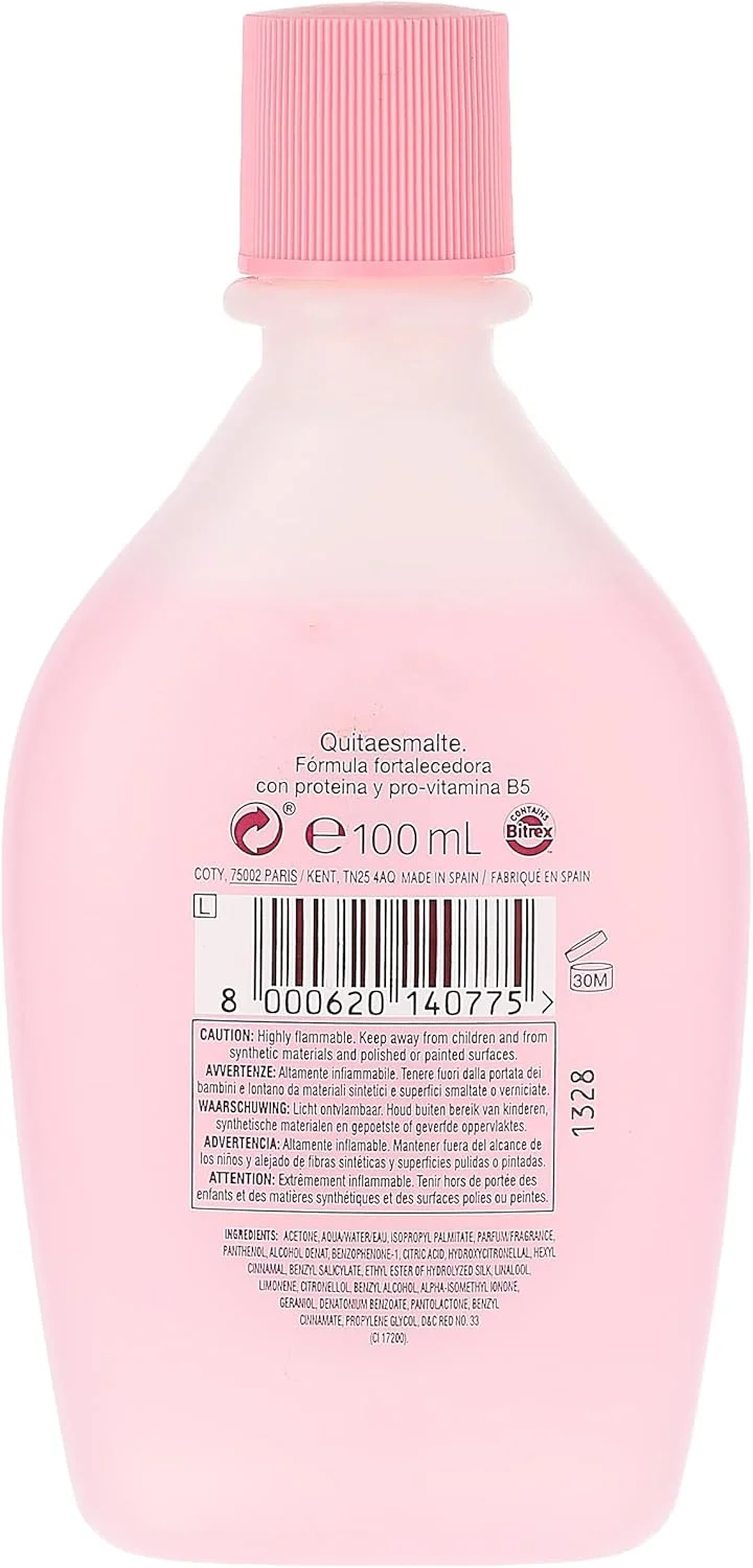 پاک کننده لاک ناخن تقویت کننده ریمل لاندن، 100 میلی لیتر