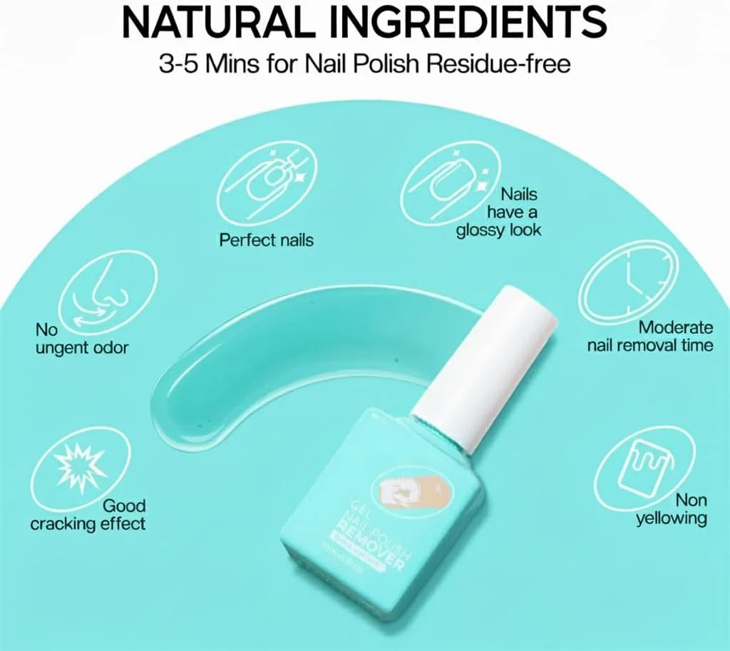 کیت ریموور لاک ژل، فرمول طبیعی قابل حمل 15 میلی لیتری AZONEE با عقب زن و اسکراپر کوتیکول، ریمو سریع و ملایم لاک ژل بدون نیاز به خیساندن یا پیچیدن کیت ریموور لاک ژل، فرمول طبیعی قابل حمل 15 میلی لیتری AZONEE با عقب زن و اسکراپر کوتیکول، ریمو سریع و ملایم لاک ژل بدون نیاز به خیساندن یا پیچیدن