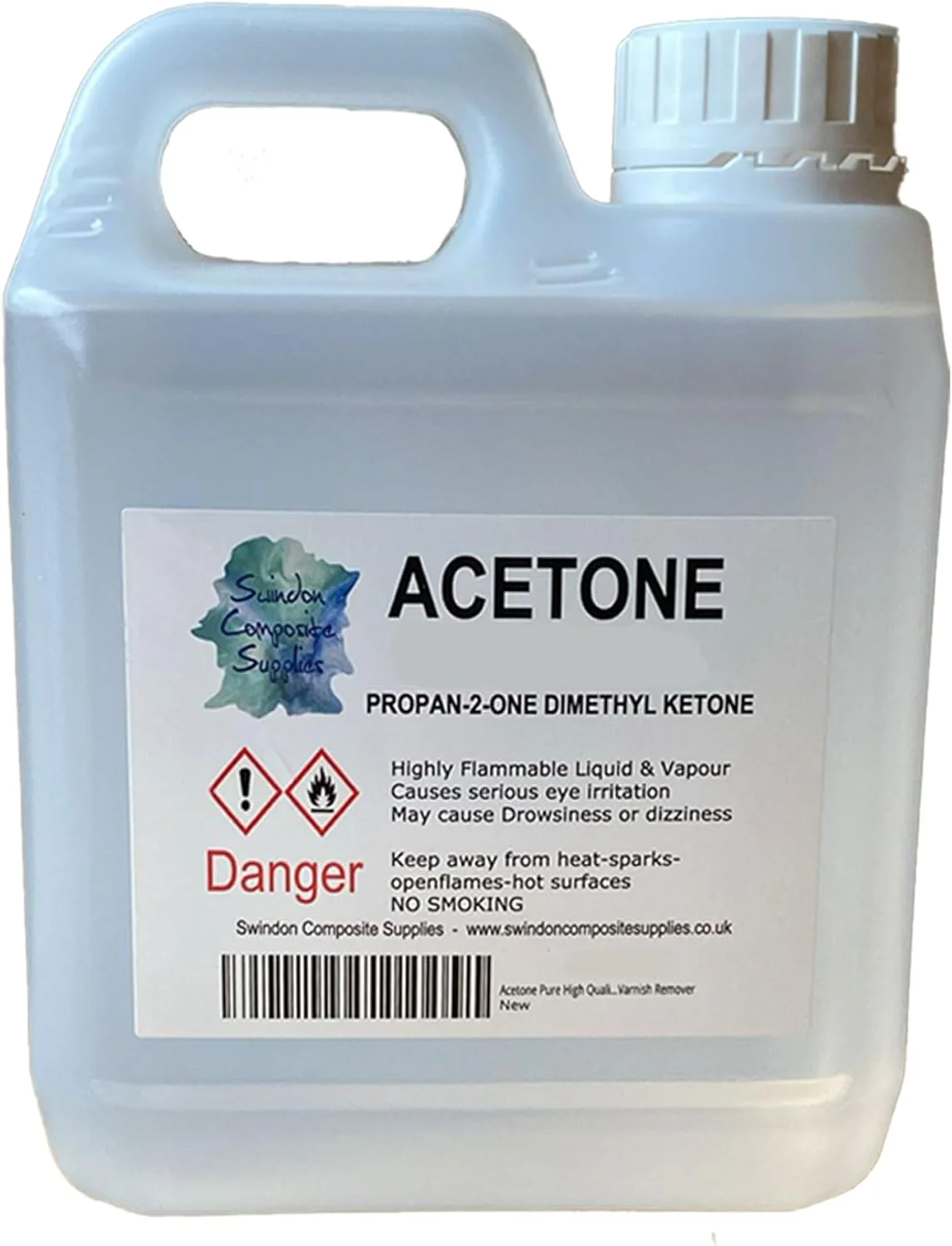 استون Swindon Watersports - پاک کننده لاک ناخن - حلال و چربی زدا - 1 لیتر - 1000 میلی لیتر استون Swindon Watersports - پاک کننده لاک ناخن - حلال و چربی زدا - 1 لیتر - 1000 میلی لیتر