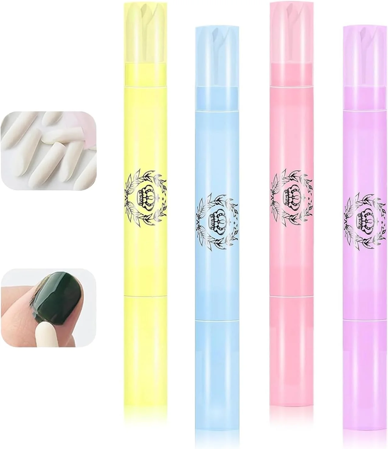 سِرادیو، قلم پاک کننده لاک ناخن، ابزار مانیکور با 4 عدد نوک پنبه ای، قابل استفاده با محلول پاک کننده آرایش سِرادیو، قلم پاک کننده لاک ناخن، ابزار مانیکور با 4 عدد نوک پنبه ای، قابل استفاده با محلول پاک کننده آرایش