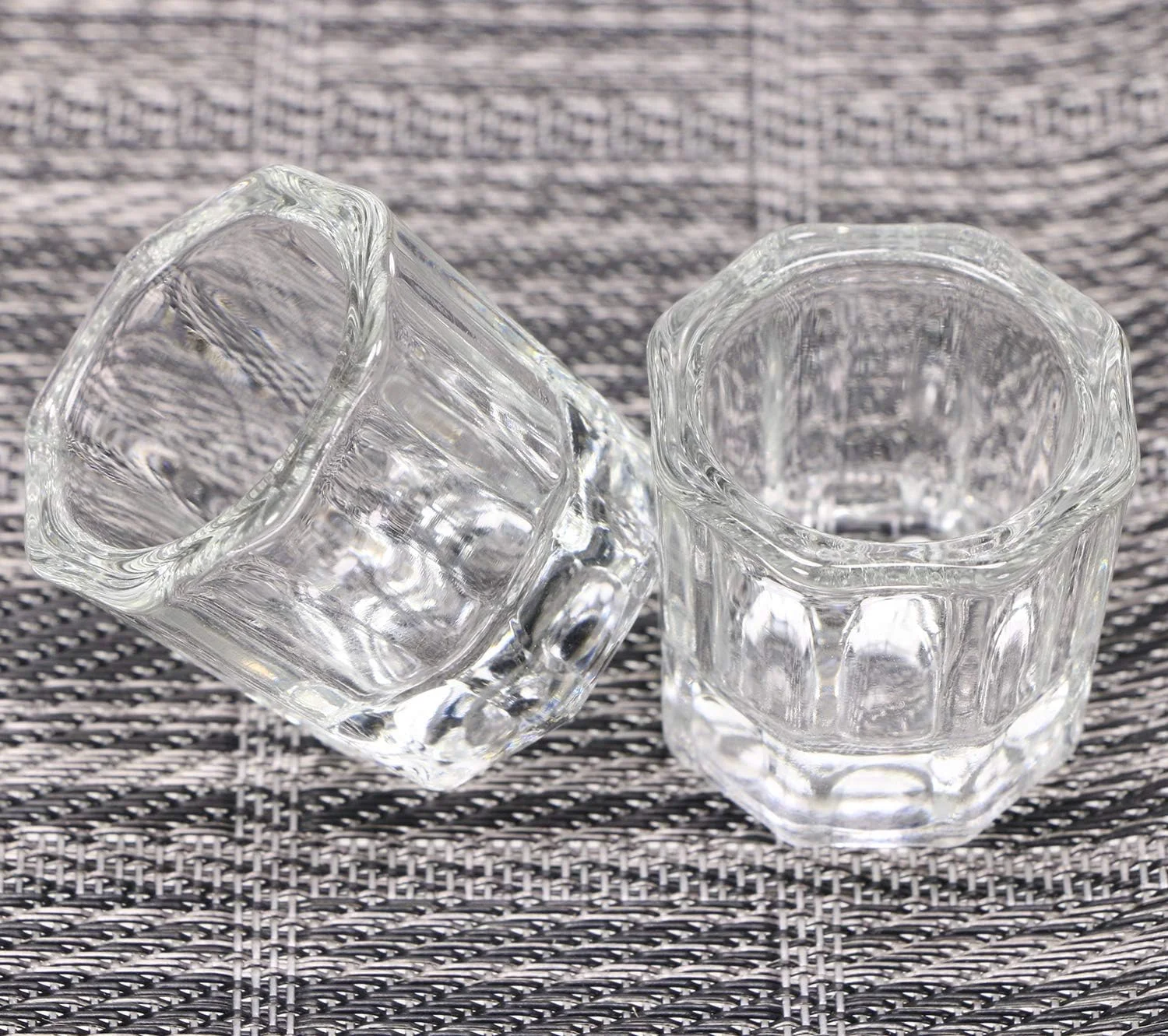 ظرف شیشه ای کریستالی شیپنتی برای پودر و لیکویید اکریلیک ناخن، ابزار ظروف شیشه ای برای پاک کننده لاک ناخن، رنگ ابرو و مخلوط کردن رنگ ابرو، 2 عدد ظرف شیشه ای کریستالی شیپنتی برای پودر و لیکویید اکریلیک ناخن، ابزار ظروف شیشه ای برای پاک کننده لاک ناخن، رنگ ابرو و مخلوط کردن رنگ ابرو، 2 عدد