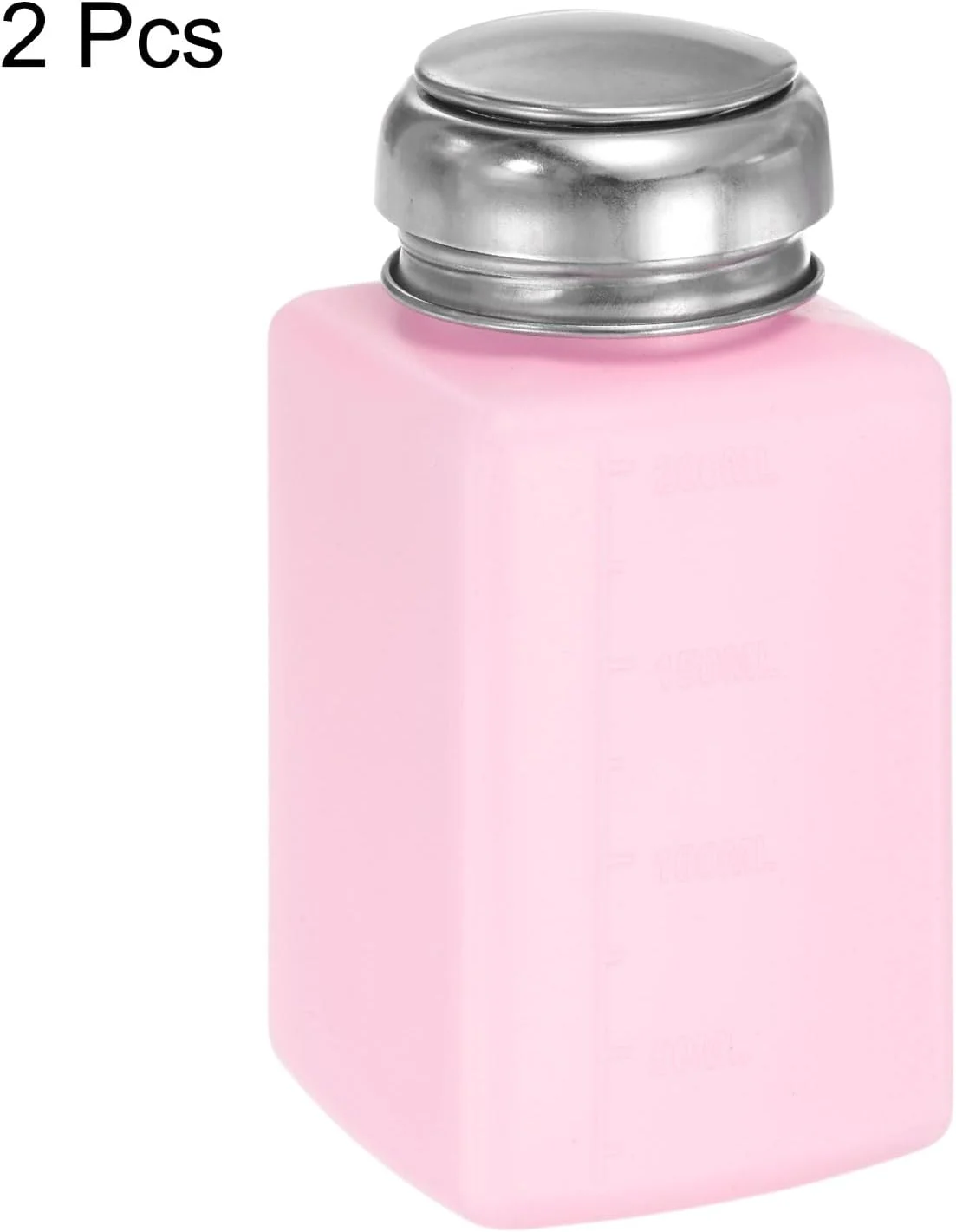 سورسینگ مپ 2 عدد بطری پخش کننده الکل حلال 200 میلی لیتری (6.7 اونس) پمپ پخش کننده مایع فشاری با درب استیل ضد زنگ برای پاک کننده استون و پاک کننده لاک، صورتی سورسینگ مپ 2 عدد بطری پخش کننده الکل حلال 200 میلی لیتری (6.7 اونس) پمپ پخش کننده مایع فشاری با درب استیل ضد زنگ برای پاک کننده استون و پاک کننده لاک، صورتی