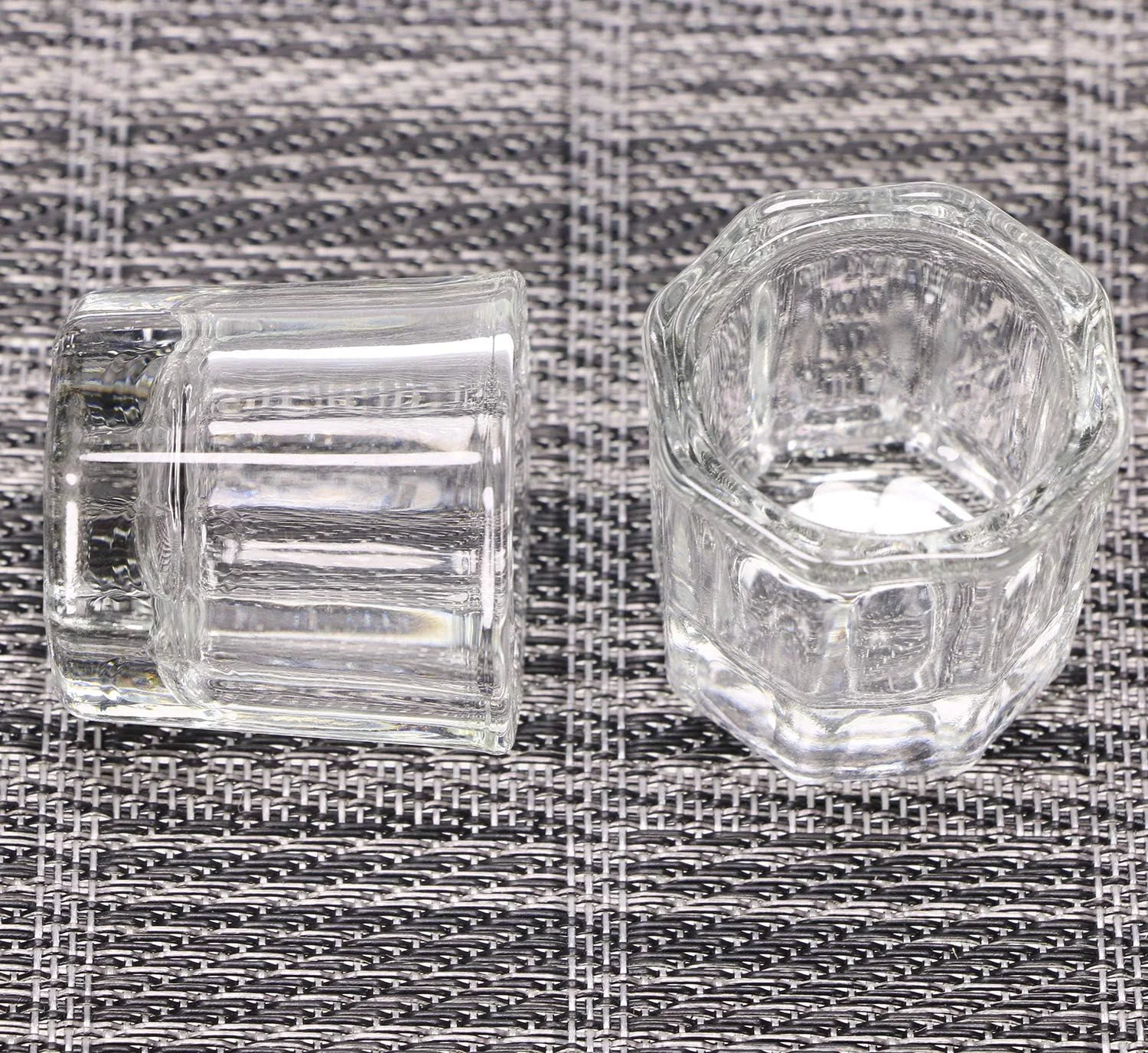 ظرف شیشه ای کریستالی شیپنتی برای پودر و لیکویید اکریلیک ناخن، ابزار ظروف شیشه ای برای پاک کننده لاک ناخن، رنگ ابرو و مخلوط کردن رنگ ابرو، 2 عدد ظرف شیشه ای کریستالی شیپنتی برای پودر و لیکویید اکریلیک ناخن، ابزار ظروف شیشه ای برای پاک کننده لاک ناخن، رنگ ابرو و مخلوط کردن رنگ ابرو، 2 عدد