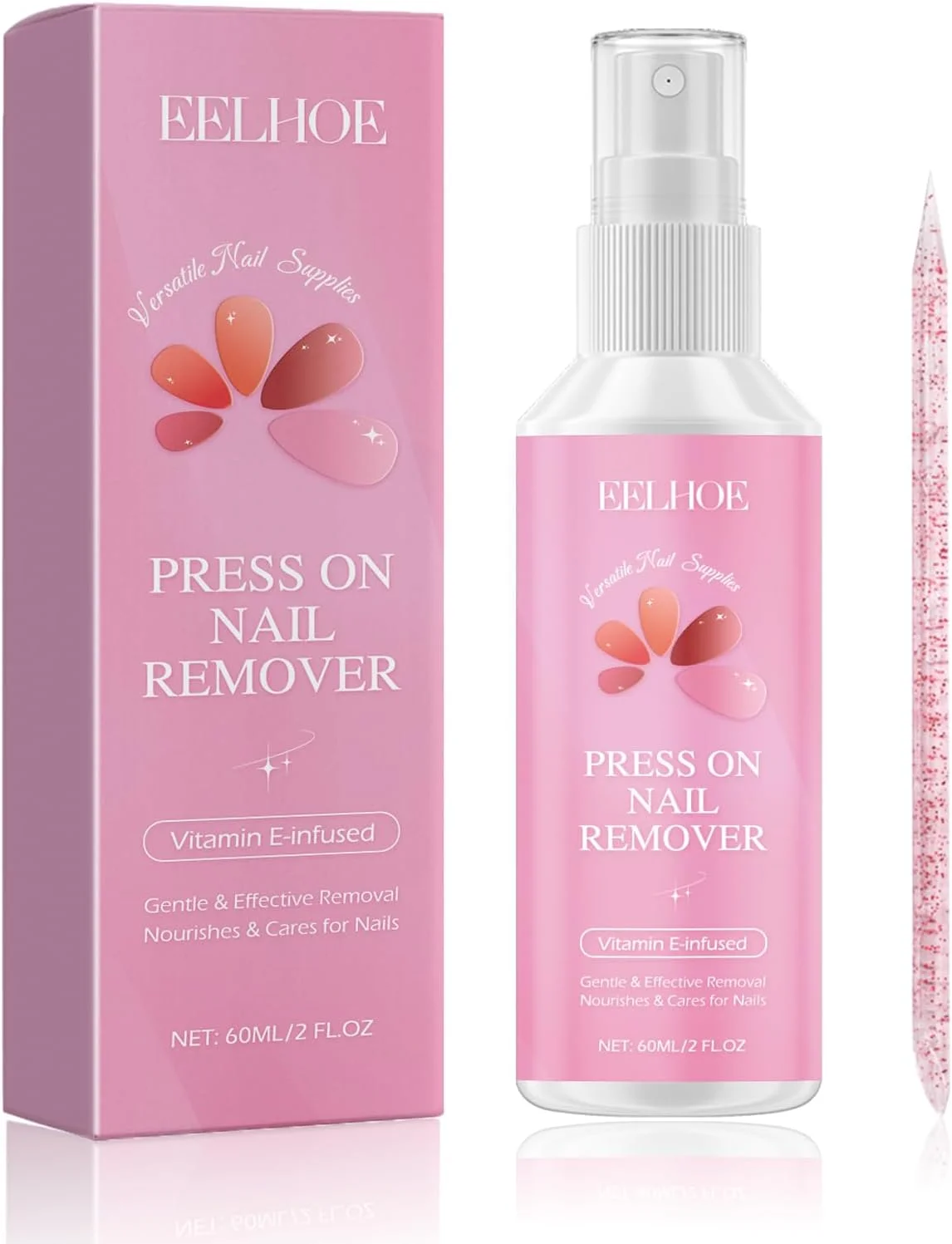 لاک پاک کن با قلم پاک کننده ناخن، پاک کننده سریع و ملایم چسب ناخن برای خانه و مسافرت، 60 میلی لیتر لاک پاک کن با قلم پاک کننده ناخن، پاک کننده سریع و ملایم چسب ناخن برای خانه و مسافرت، 60 میلی لیتر