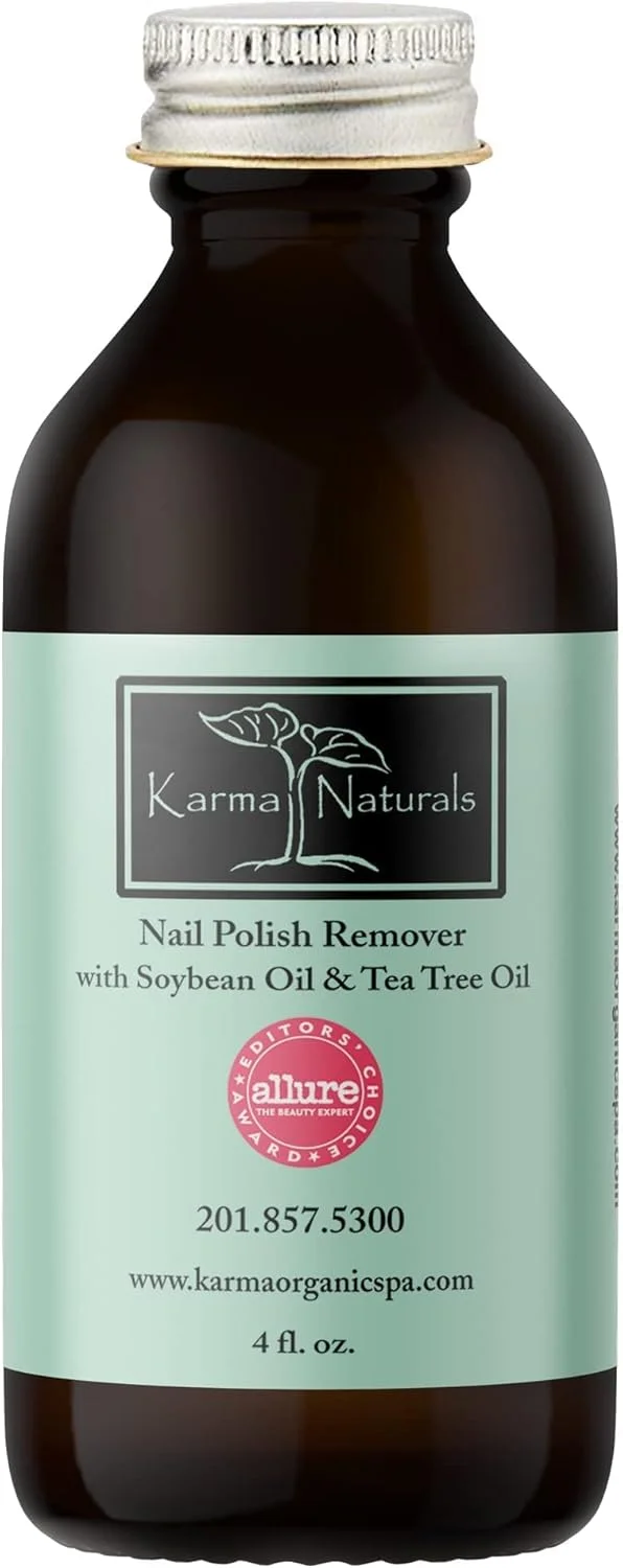 لاک پاک کن ارگانیک کارما - فرمول بر پایه روغن درخت چای، مرطوب کننده و مغذی ناخن ها لاک پاک کن ارگانیک کارما - فرمول بر پایه روغن درخت چای، مرطوب کننده و مغذی ناخن ها