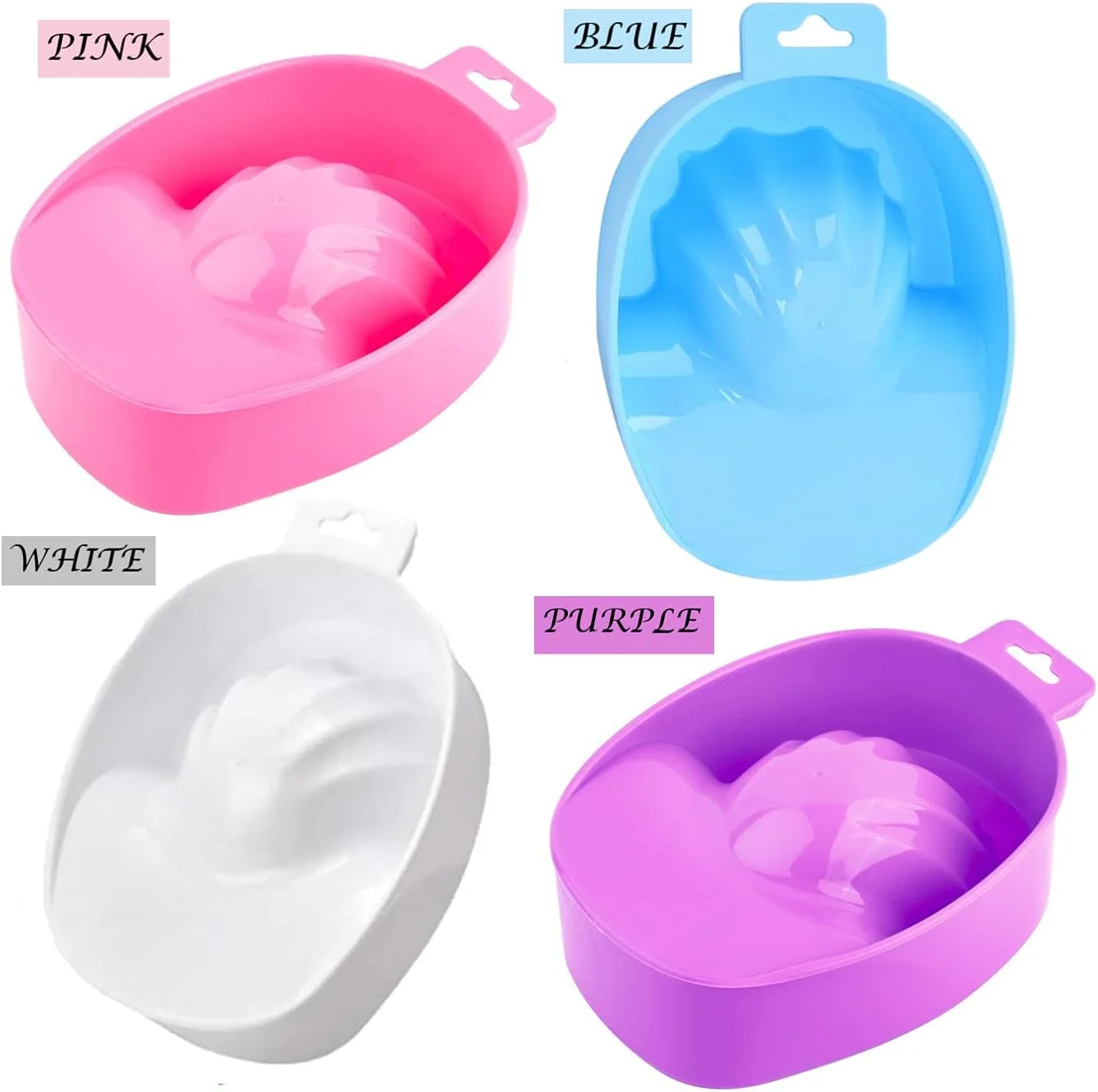 کاسه خیساندن ناخن حرفه ای | ابزار مانیکور و اسپا ناخن | کاسه خیساندن ناخن اکریلیک (سفید، 2 عدد) کاسه خیساندن ناخن حرفه ای | ابزار مانیکور و اسپا ناخن | کاسه خیساندن ناخن اکریلیک (سفید، 2 عدد)