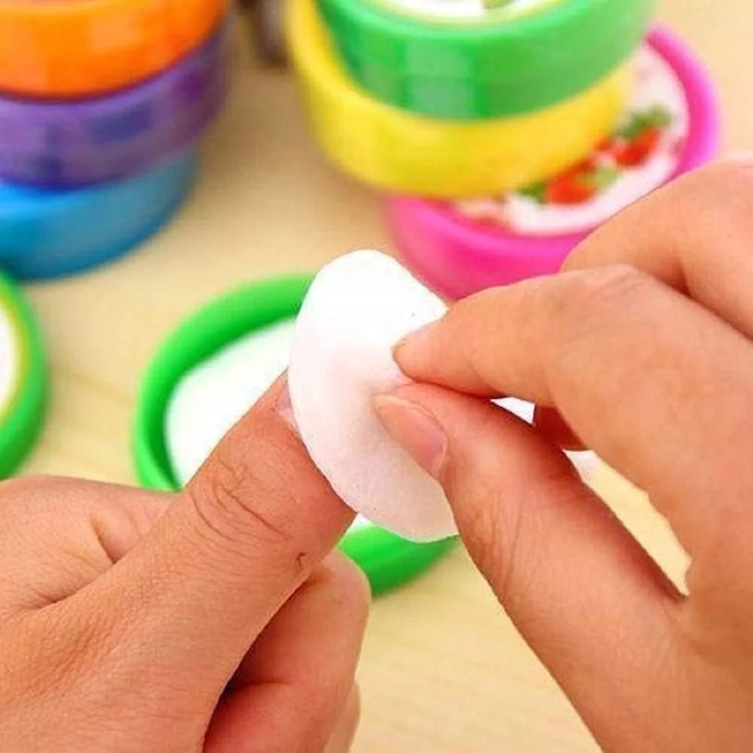 دستمال مرطوب پاک کننده لاک ناخن، پد مرطوب پاک کننده لاک ناخن (حلال لاک ناخن) بسته 6 عددی دستمال مرطوب پاک کننده لاک ناخن، پد مرطوب پاک کننده لاک ناخن (حلال لاک ناخن) بسته 6 عددی