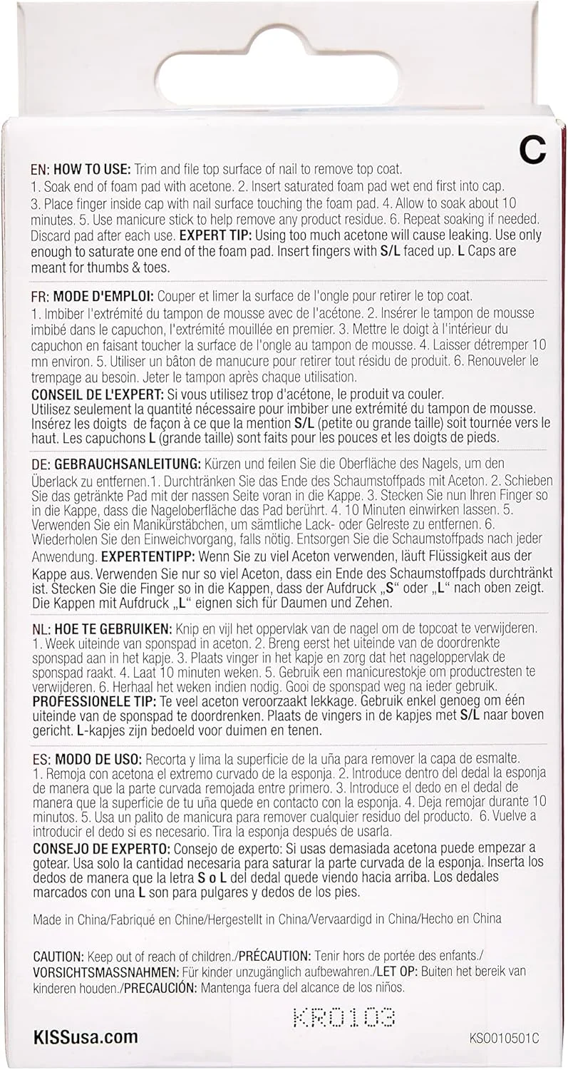 مجموعه پاک کننده سریع لاک و ناخن مصنوعی کیس - 10 کلاهک قابل شستشو و استفاده مجدد، بدون لاتکس با انگشت اشاره سازگار با صفحه لمسی، 20 پد فومی یکبار مصرف و چوب مانیکور مجموعه پاک کننده سریع لاک و ناخن مصنوعی کیس - 10 کلاهک قابل شستشو و استفاده مجدد، بدون لاتکس با انگشت اشاره سازگار با صفحه لمسی، 20 پد فومی یکبار مصرف و چوب مانیکور