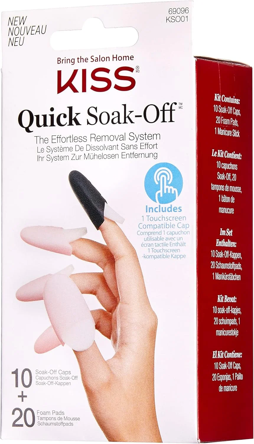 مجموعه پاک کننده سریع لاک و ناخن مصنوعی کیس - 10 کلاهک قابل شستشو و استفاده مجدد، بدون لاتکس با انگشت اشاره سازگار با صفحه لمسی، 20 پد فومی یکبار مصرف و چوب مانیکور مجموعه پاک کننده سریع لاک و ناخن مصنوعی کیس - 10 کلاهک قابل شستشو و استفاده مجدد، بدون لاتکس با انگشت اشاره سازگار با صفحه لمسی، 20 پد فومی یکبار مصرف و چوب مانیکور