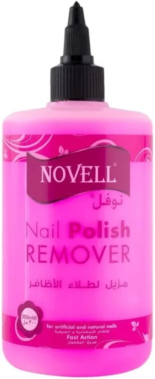 لاک پاک کن ناول، مناسب برای ناخن های مصنوعی و طبیعی، عملکرد سریع، غیر روغنی، فرموله شده برای انواع ناخن، فرمولاسیون بدون استون، 300 میلی لیتر لاک پاک کن ناول، مناسب برای ناخن های مصنوعی و طبیعی، عملکرد سریع، غیر روغنی، فرموله شده برای انواع ناخن، فرمولاسیون بدون استون، 300 میلی لیتر